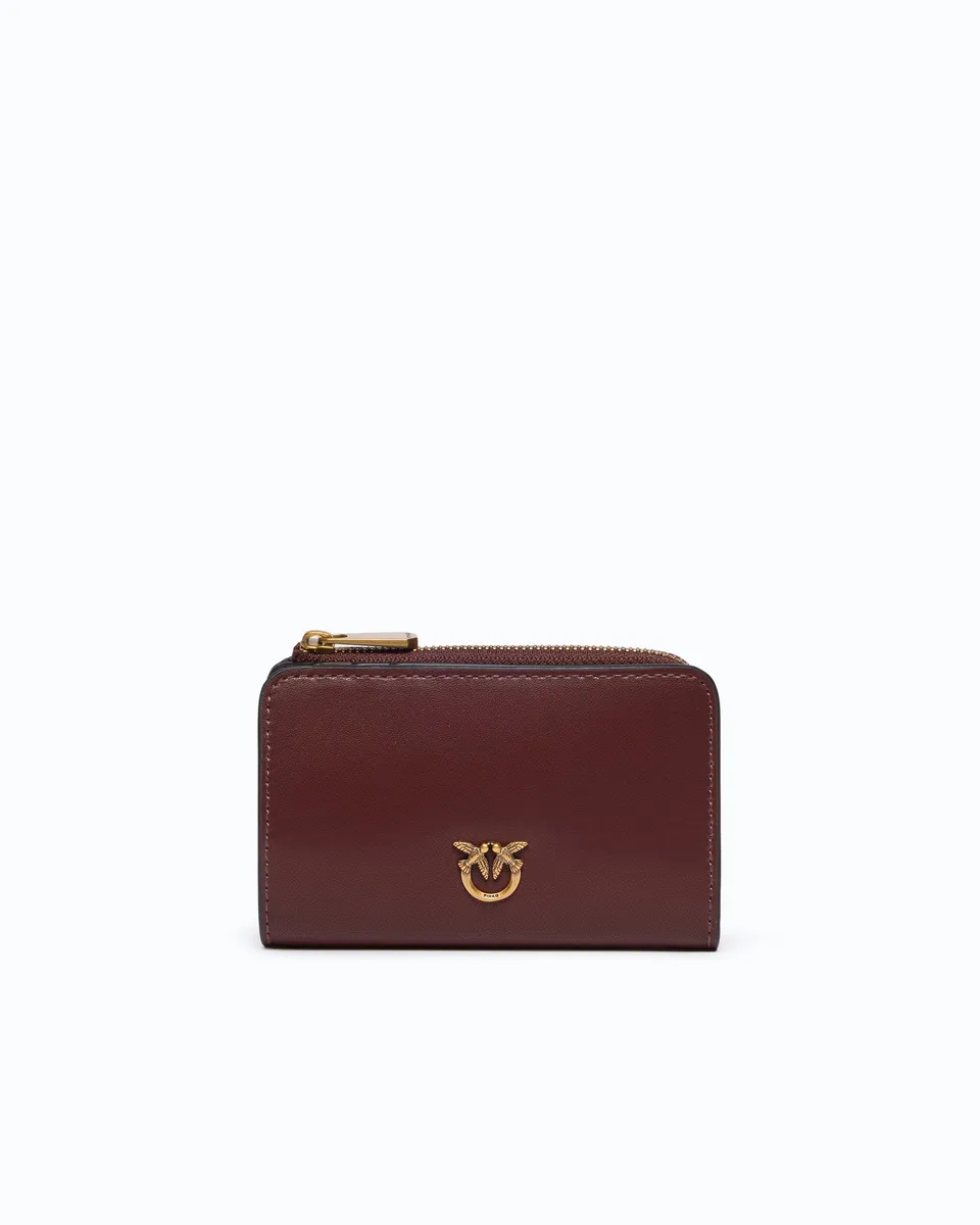 Pinko Mini Wallet portfel skórzany mały