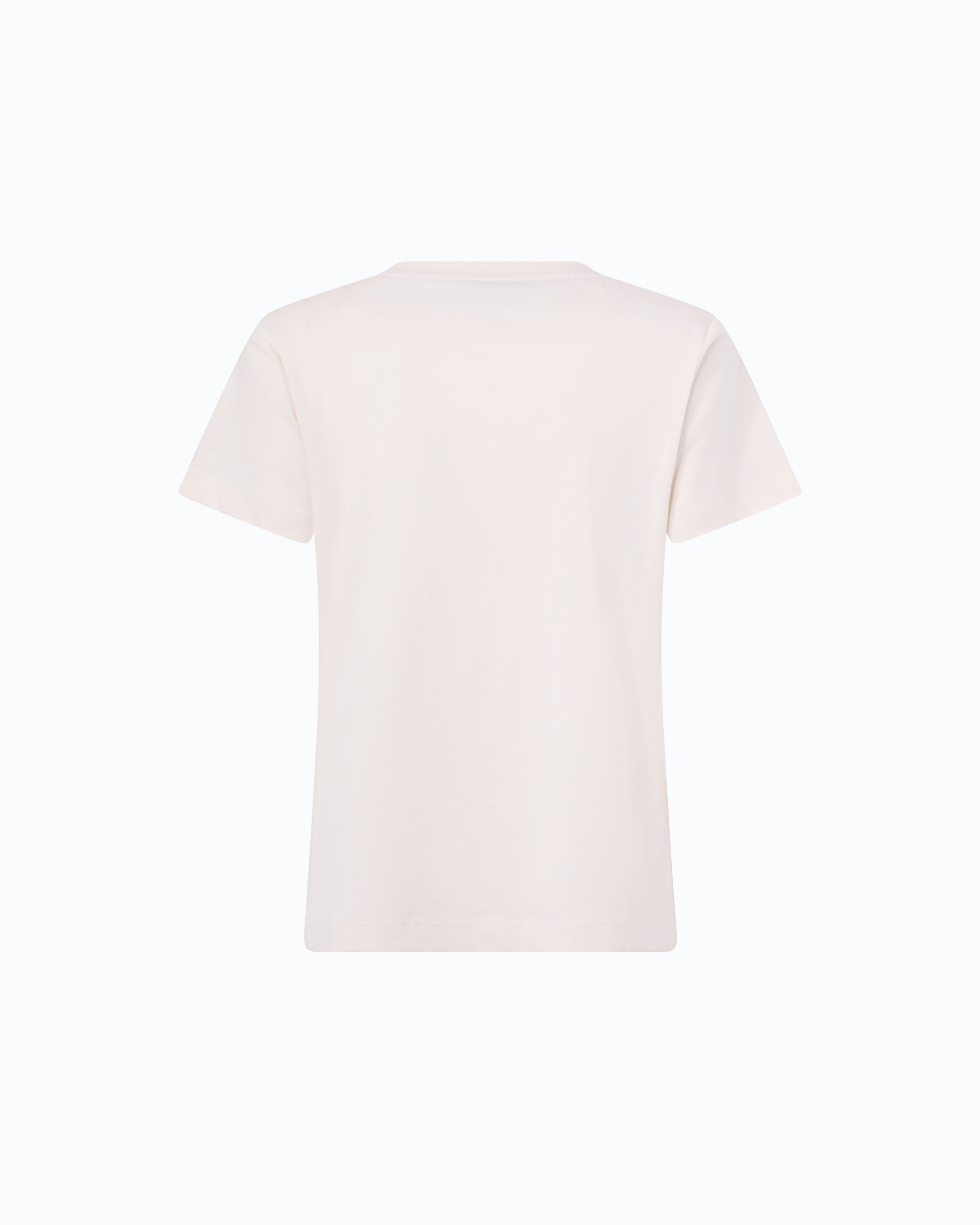 Pinko Love Birds t-shirt bawełniany beżowy kryształki