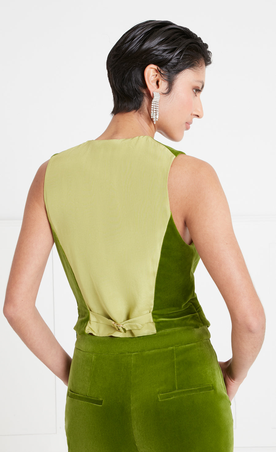 Temperley London Clove kamizelka Chartreuse UK6-UK18