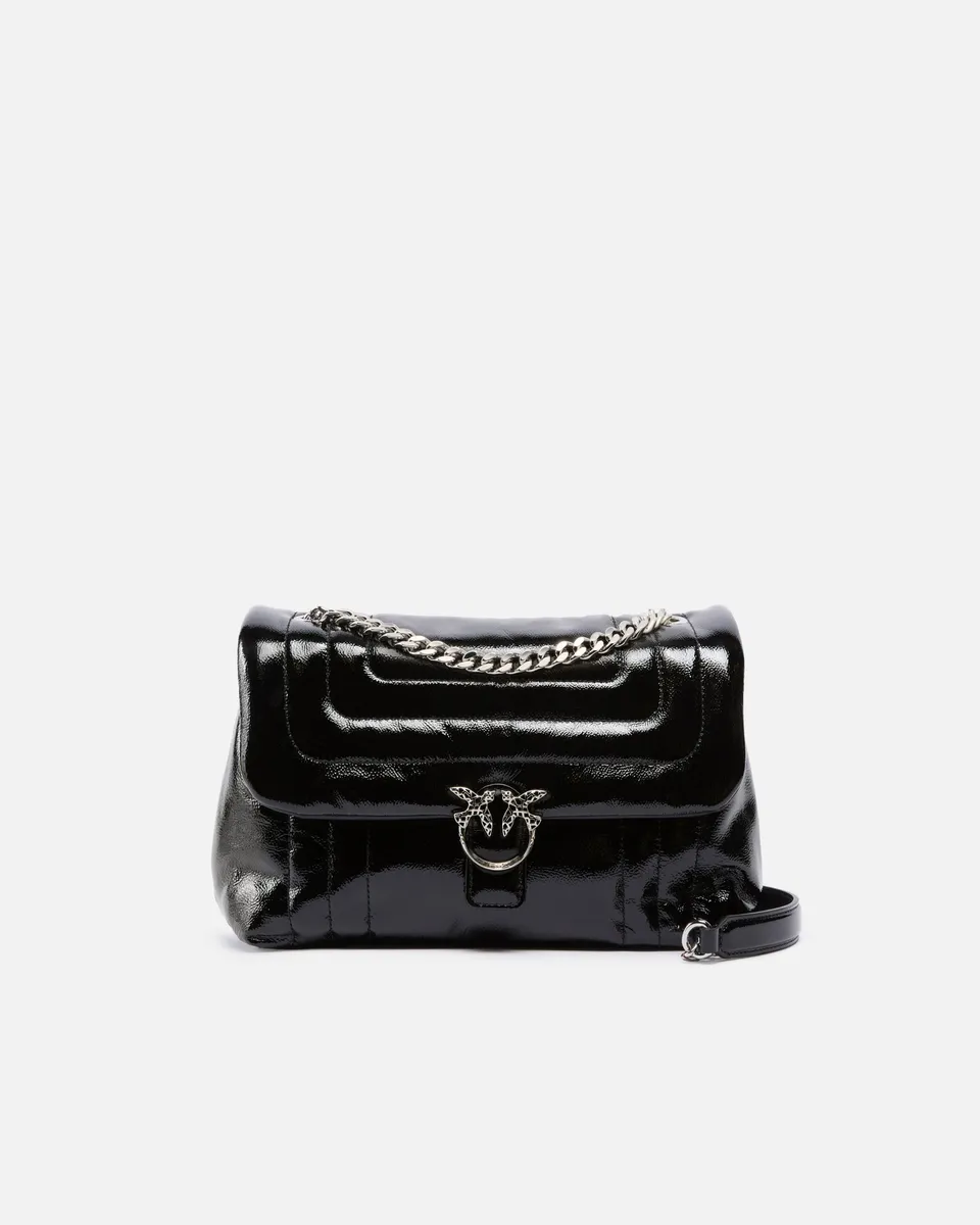 Pinko Love Bag Puff torebka pikowana czarna