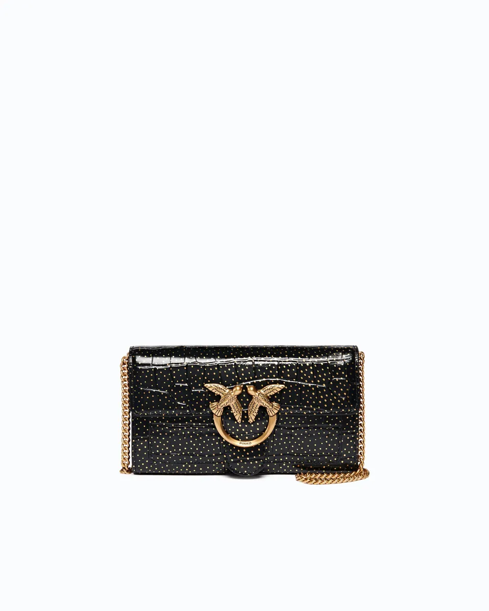 Pinko Love Bag One Wallet kopertówka czarna