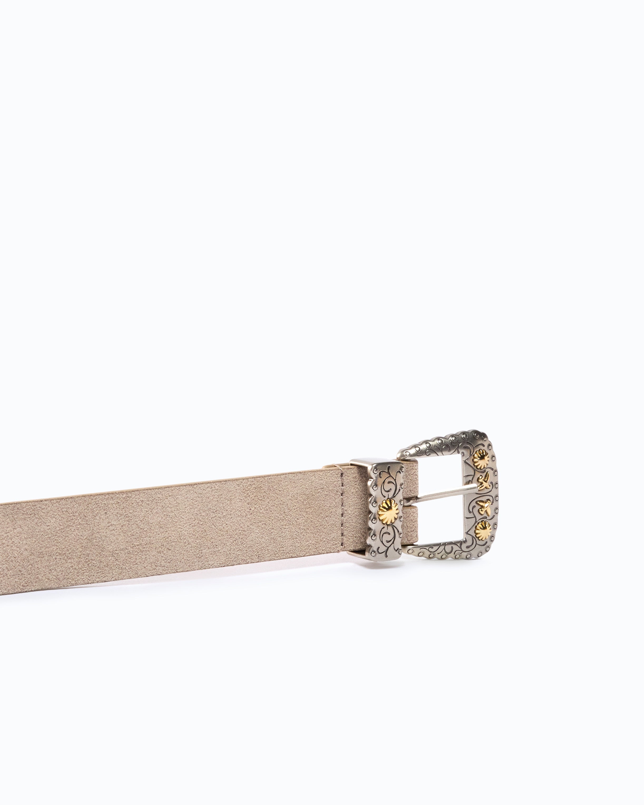 Pinko Triptych Belt pasek zamszowy 3 cm