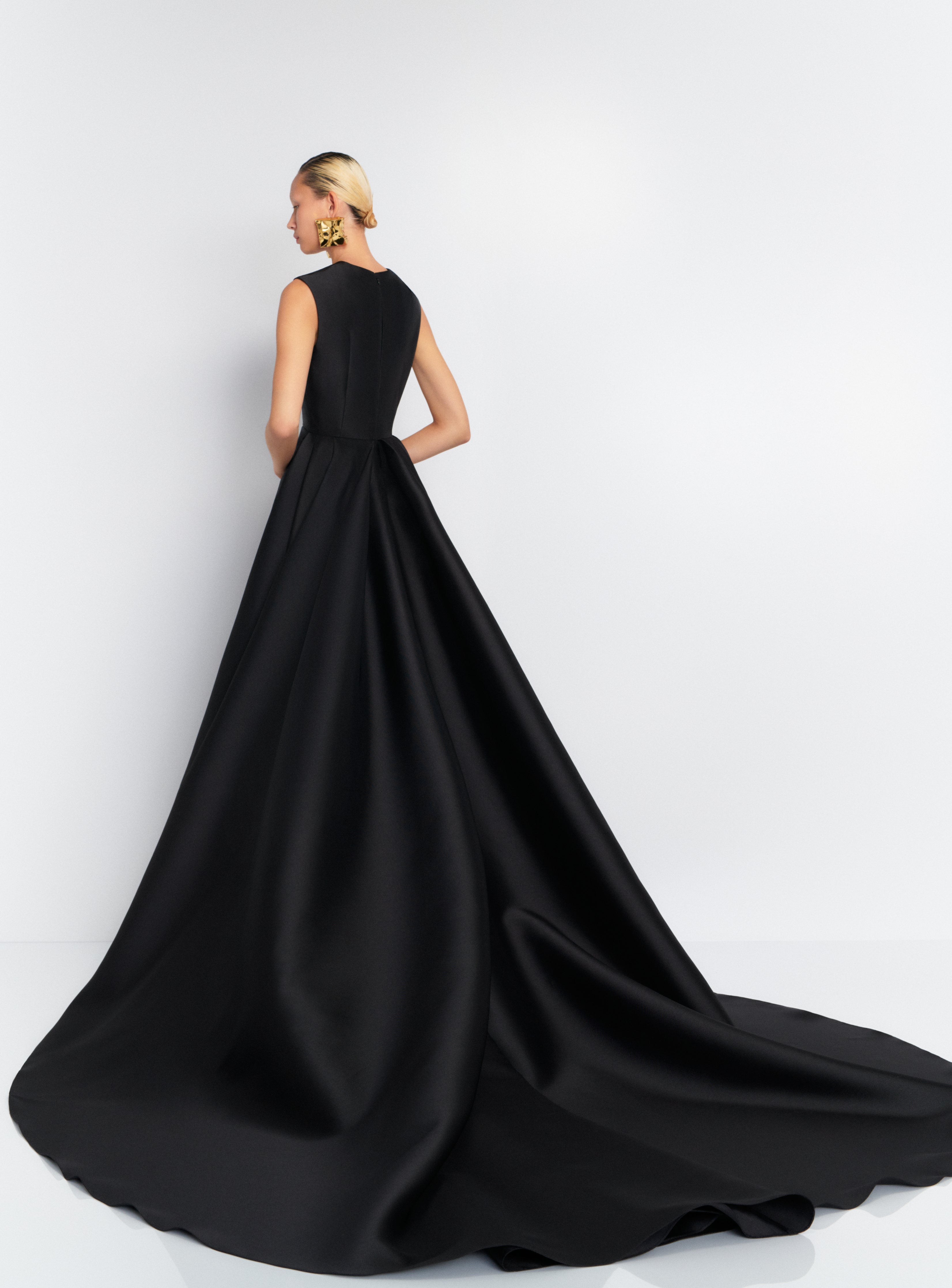 SOLACE LONDON Larsen sukienka wieczorowa czarna maxi