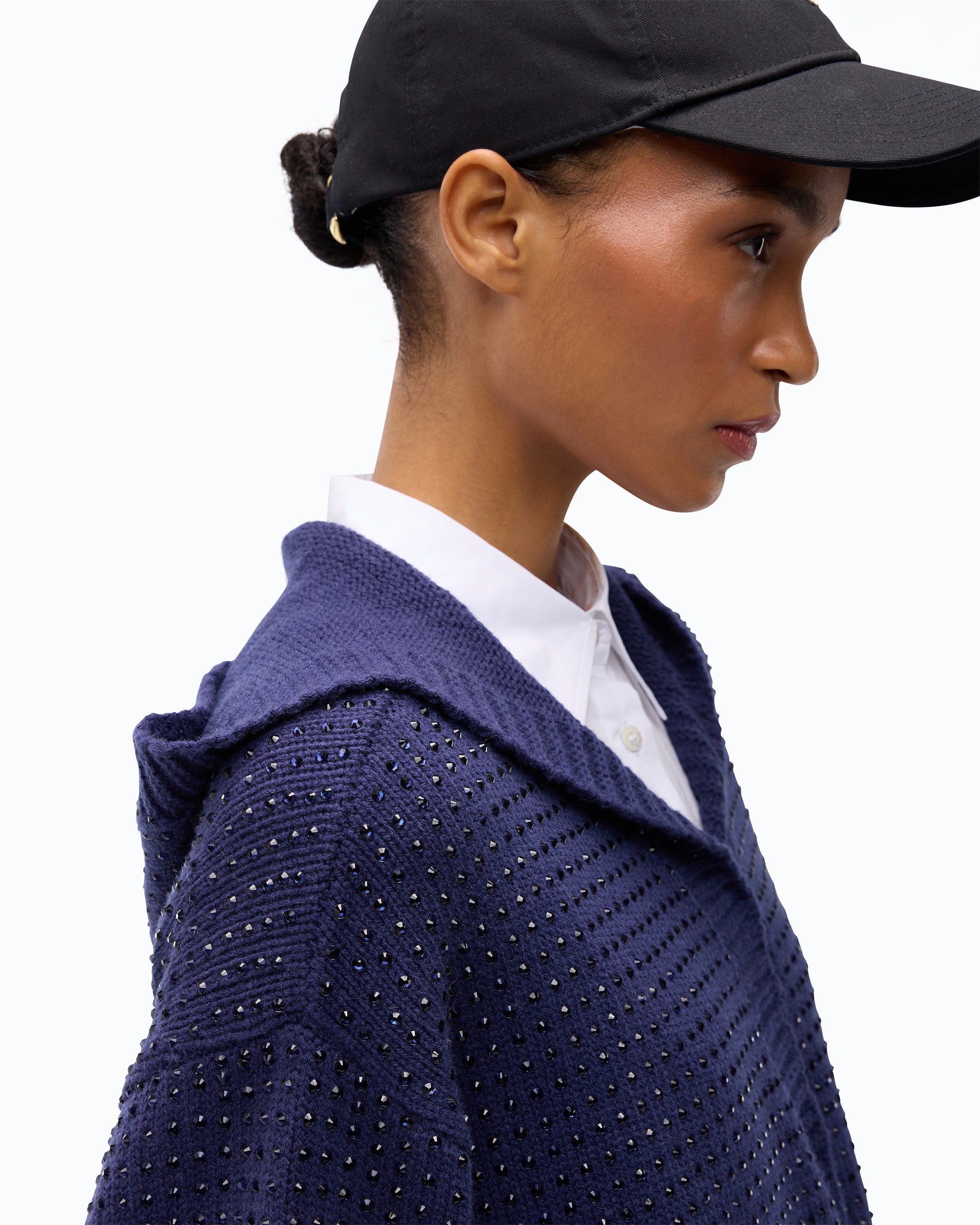Pinko Seicento Cardigan kardigan wełniany niebieski
