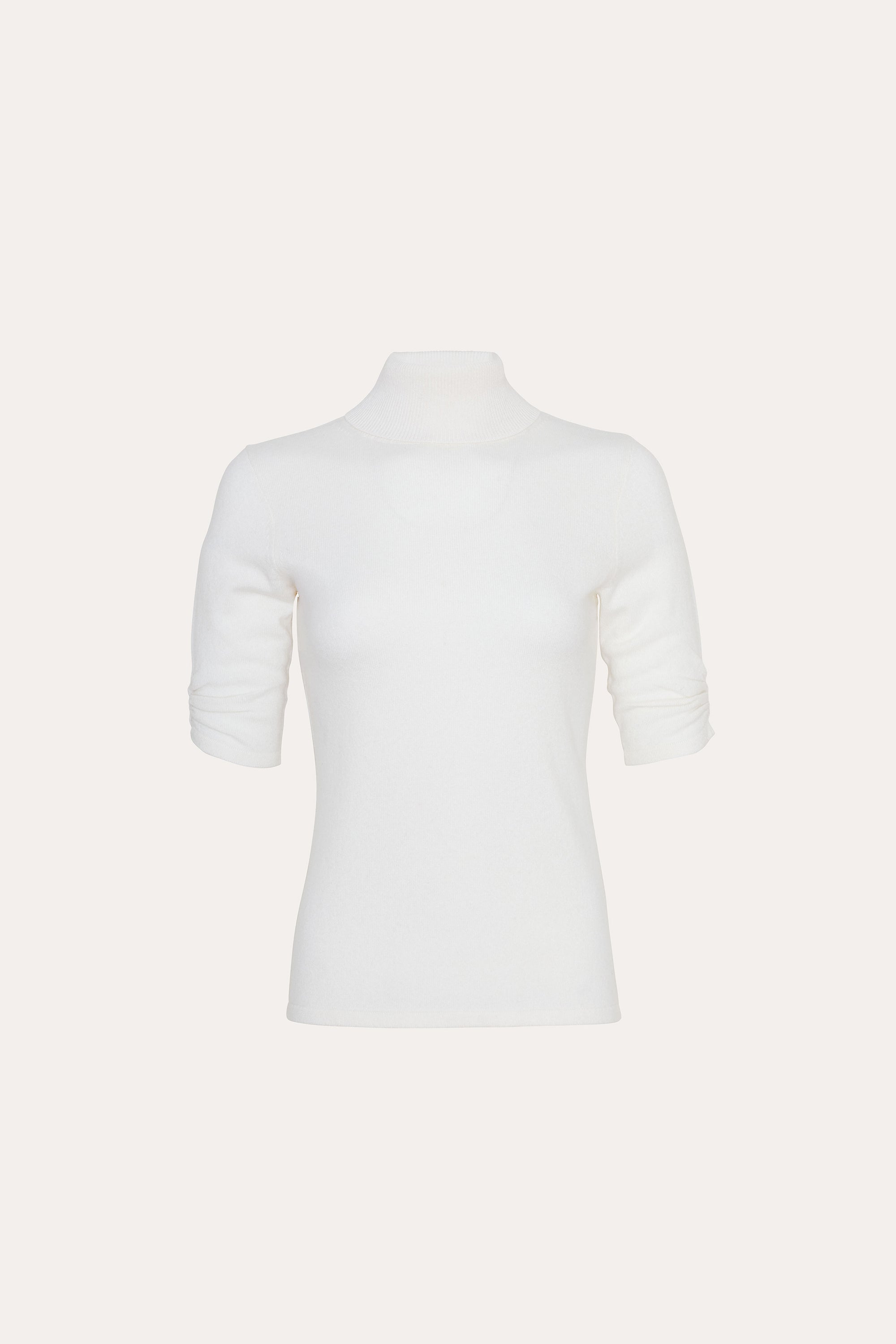 Elie Tahari Cash-Wool sweter Snow kaszmirowy