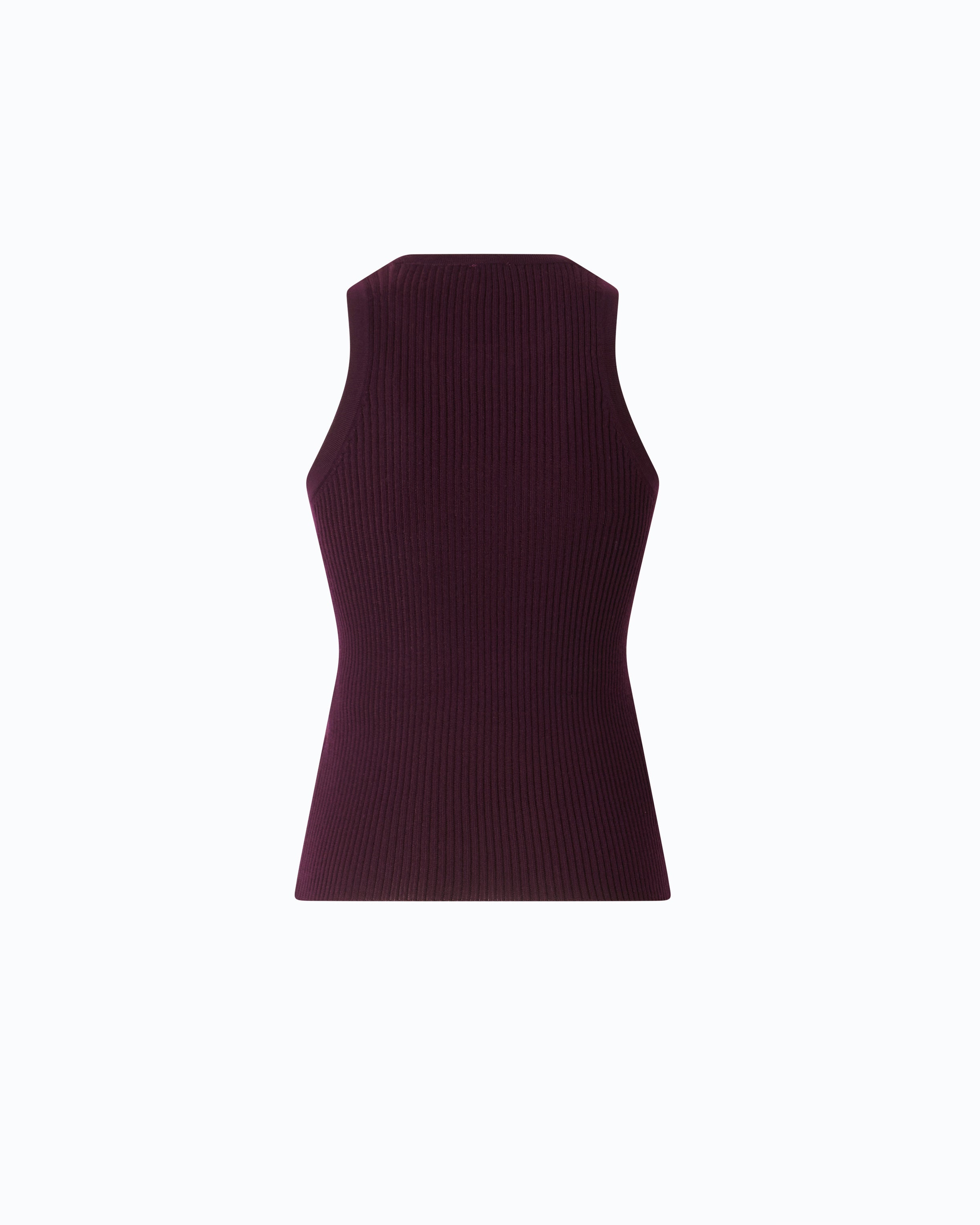 Pinko Newcastle Tank Top top fioletowy wełna