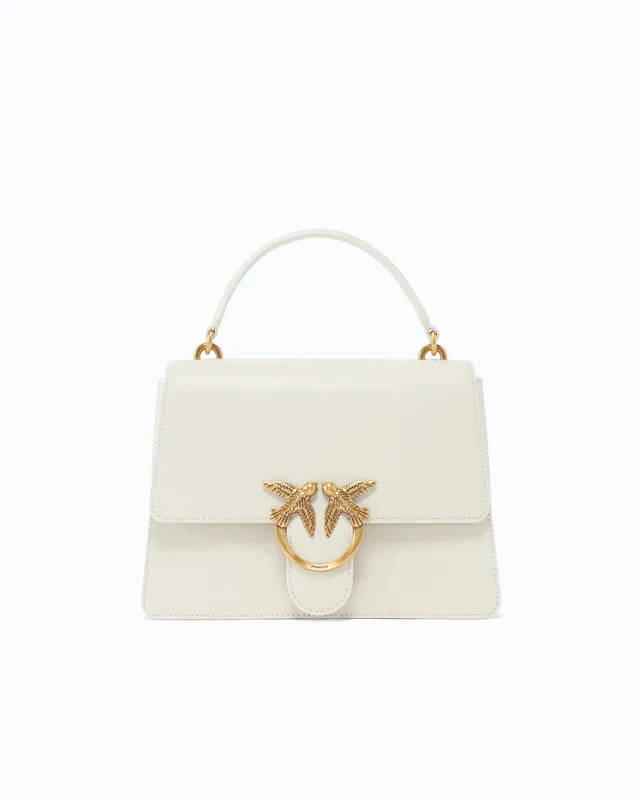 Pinko Love One Top Handle torebka mini biała