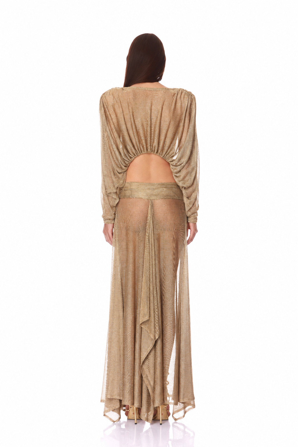 Bronx and Banco Issa komplet zloty ze spodnica
