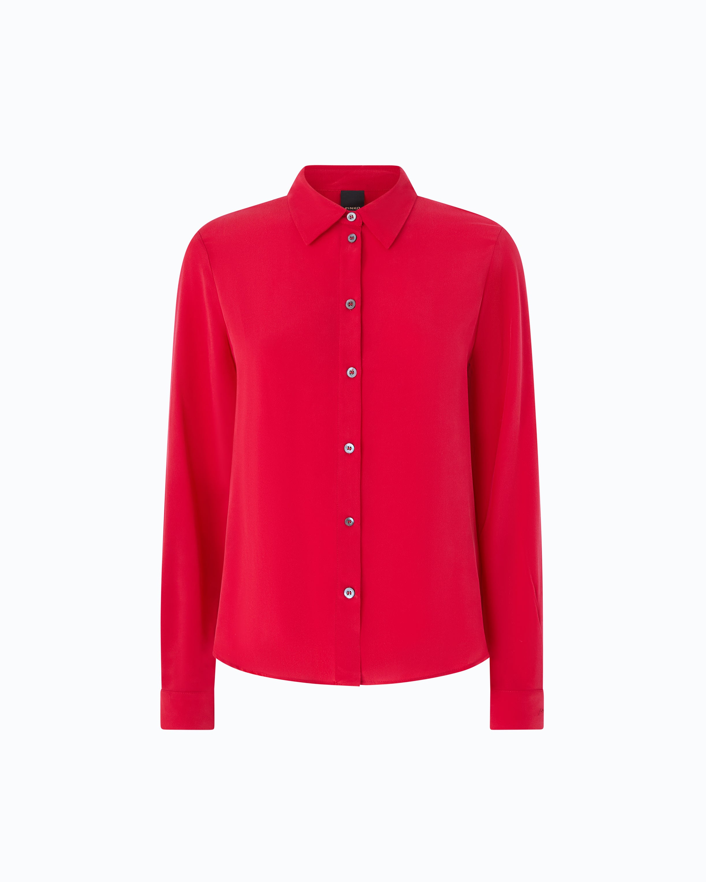 Pinko koszula jedwabna sand wash