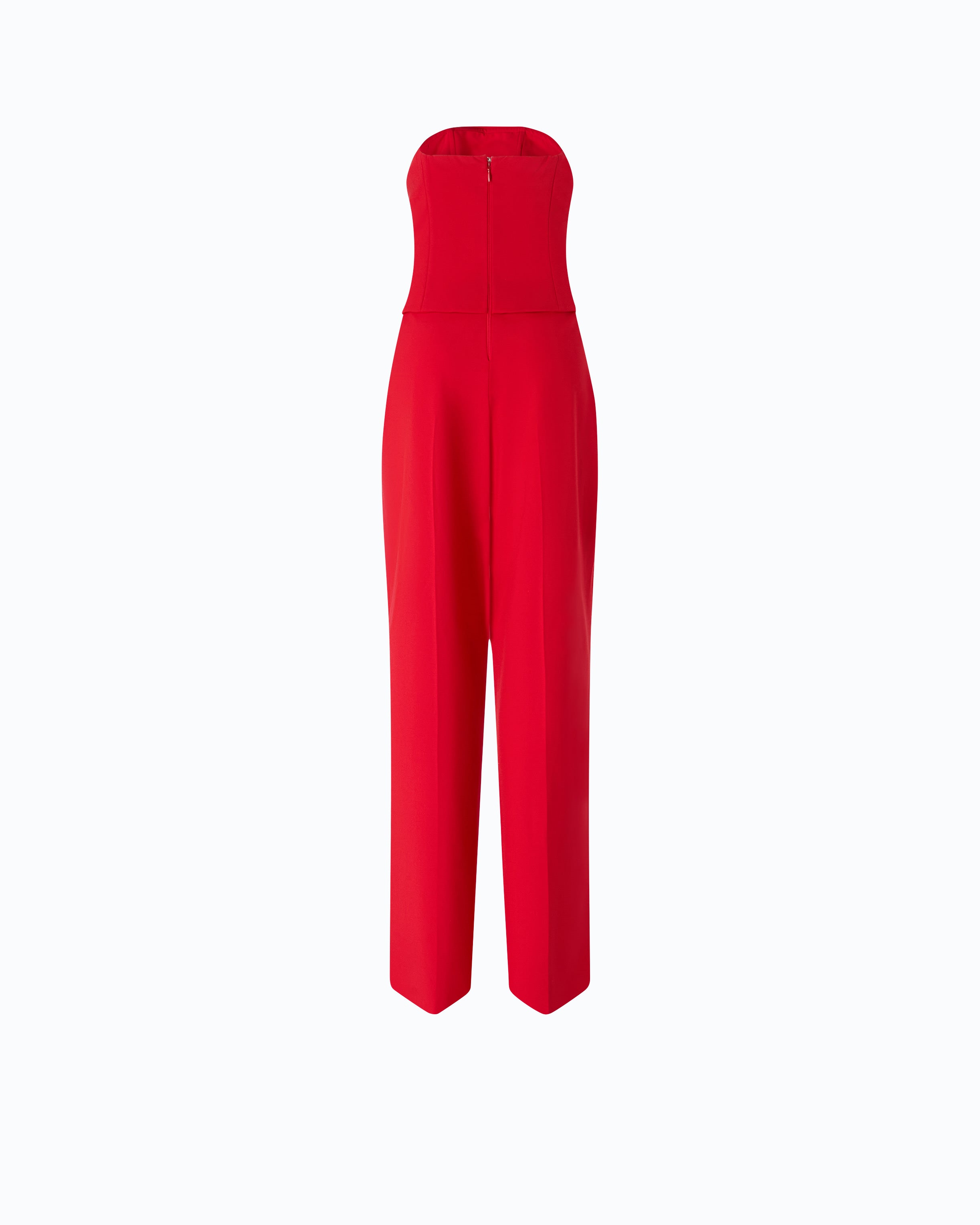 Pinko Espace Jumpsuit kombinezon czerwony gorset 40
