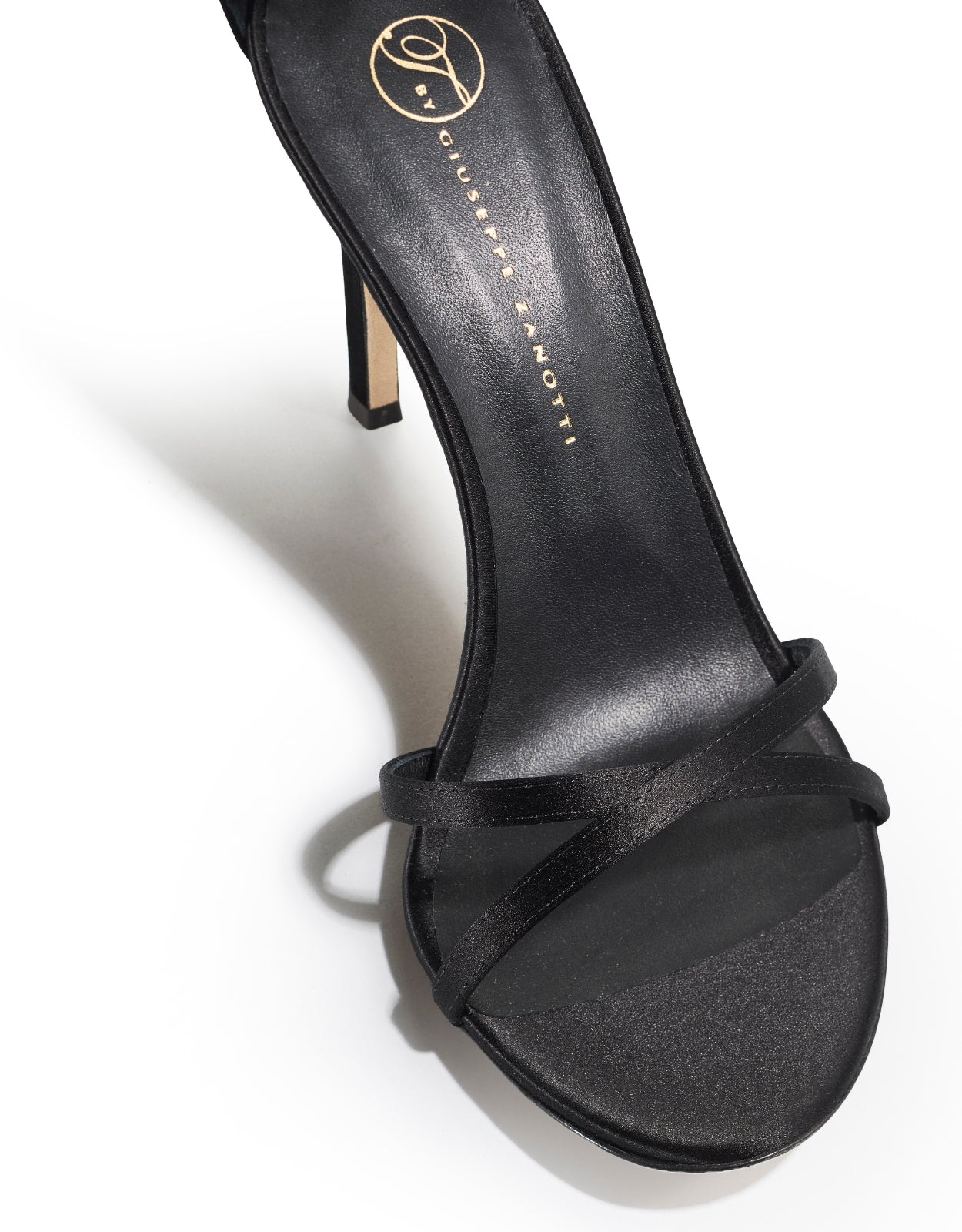 Temperley London Vixen sandały czarne 10 cm