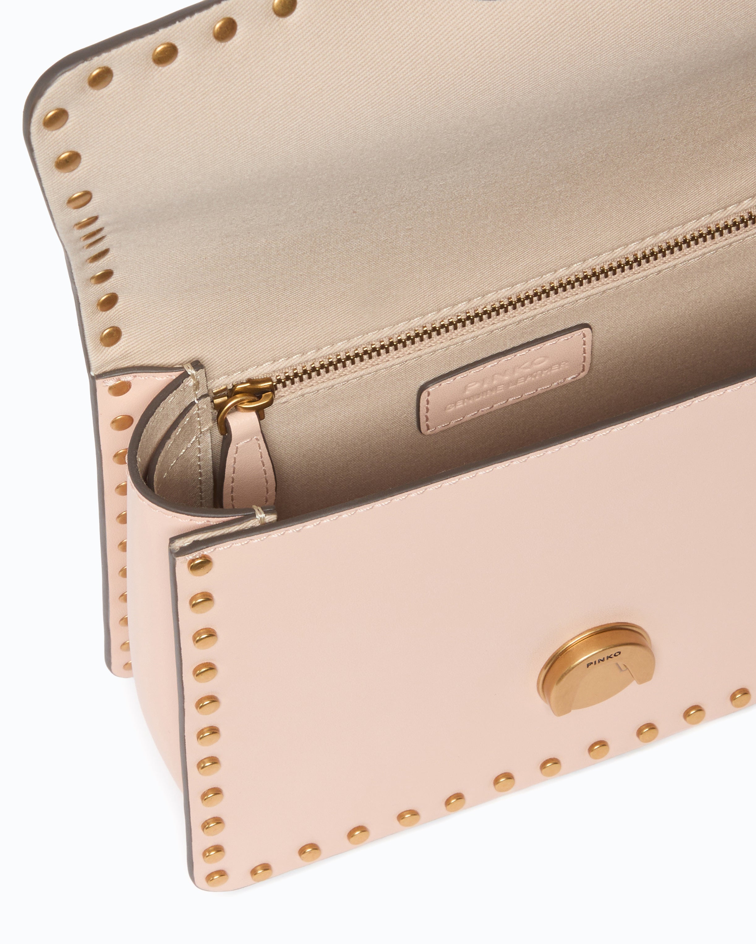 Pinko Mini Love Bag Top Handle torebka skórzana U