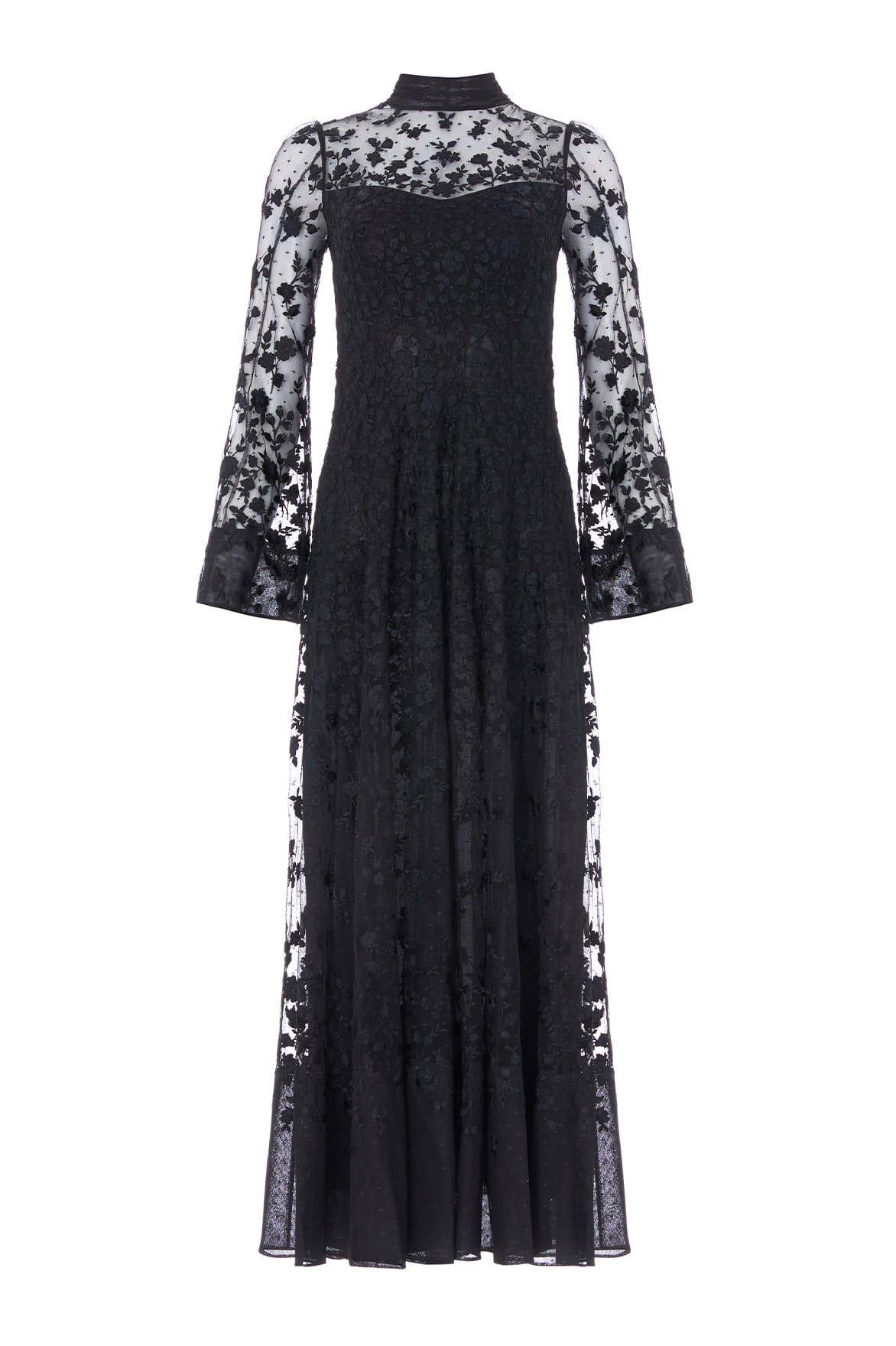 Needle & Thread Sylvia Rose Ankle Gown suknia czarna