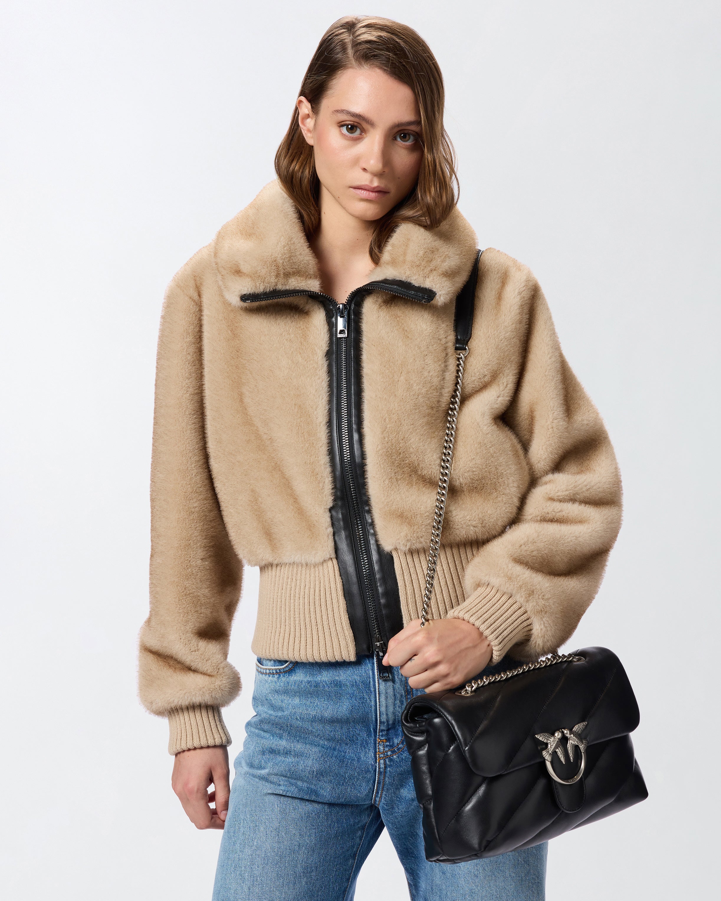 Pinko Classic Love Bag Puff Maxi Quilt torebka czarna
