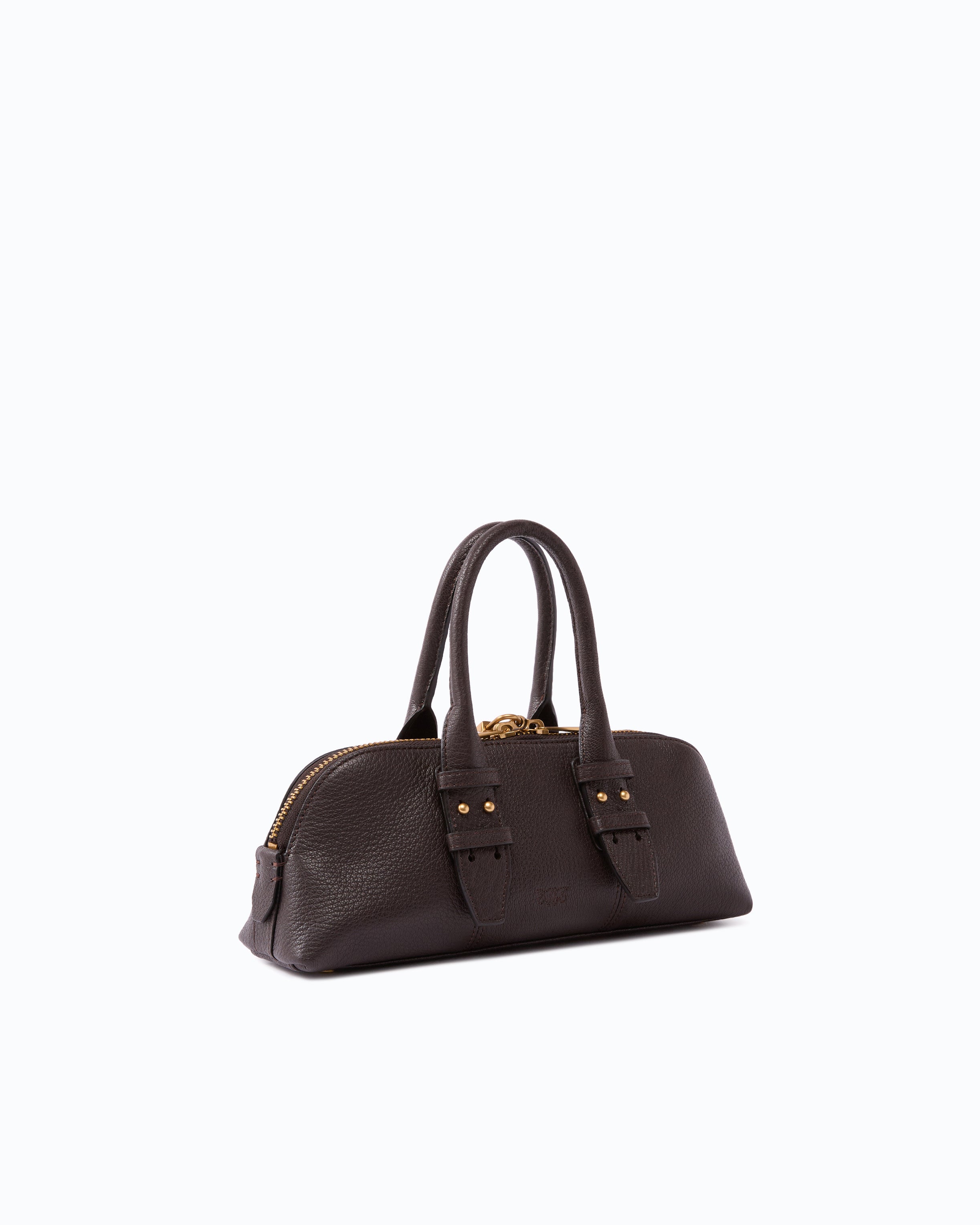 Pinko Escape Bag torebka bowling skóra licowa