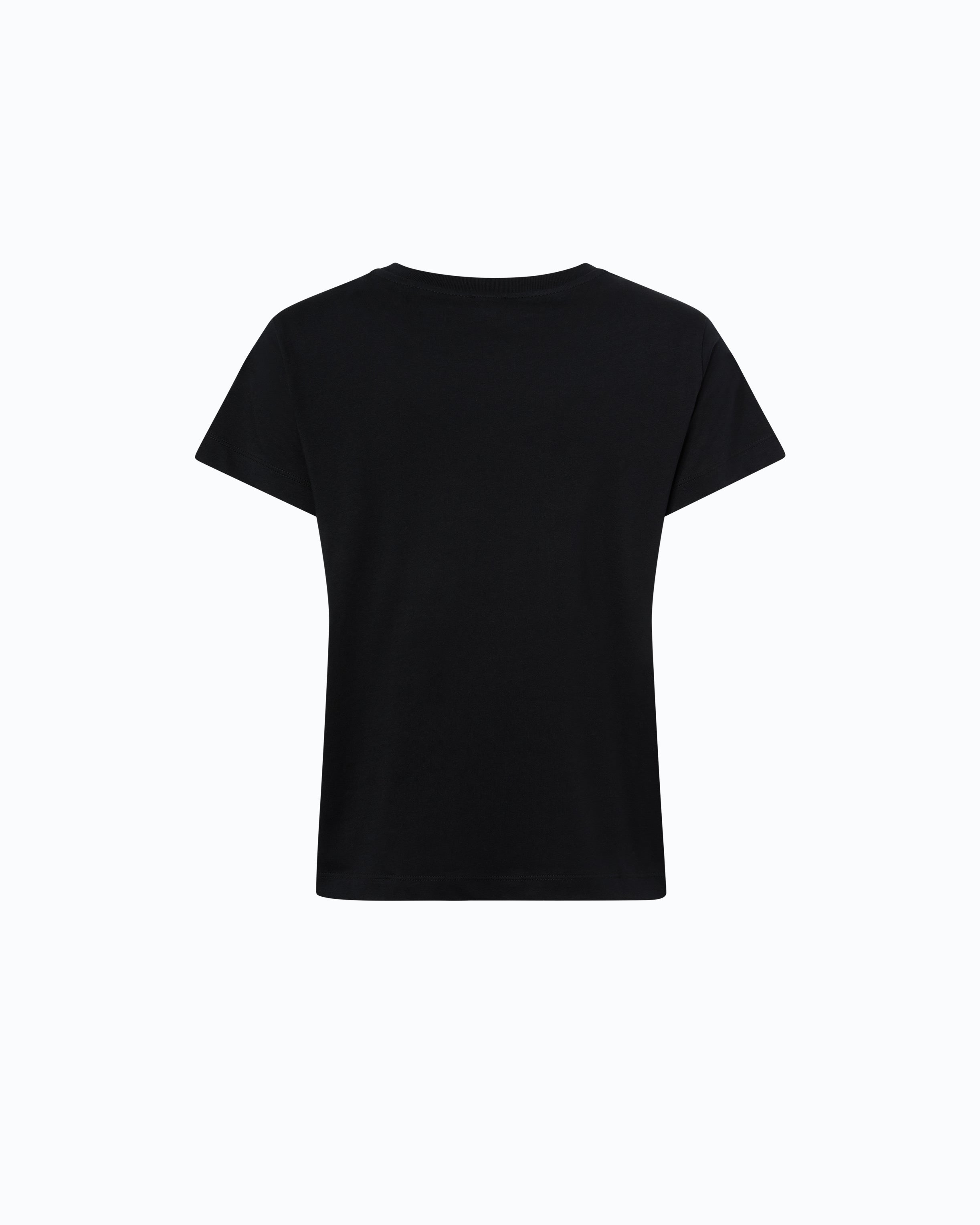 Pinko T-shirt bawełniany czarny z logo