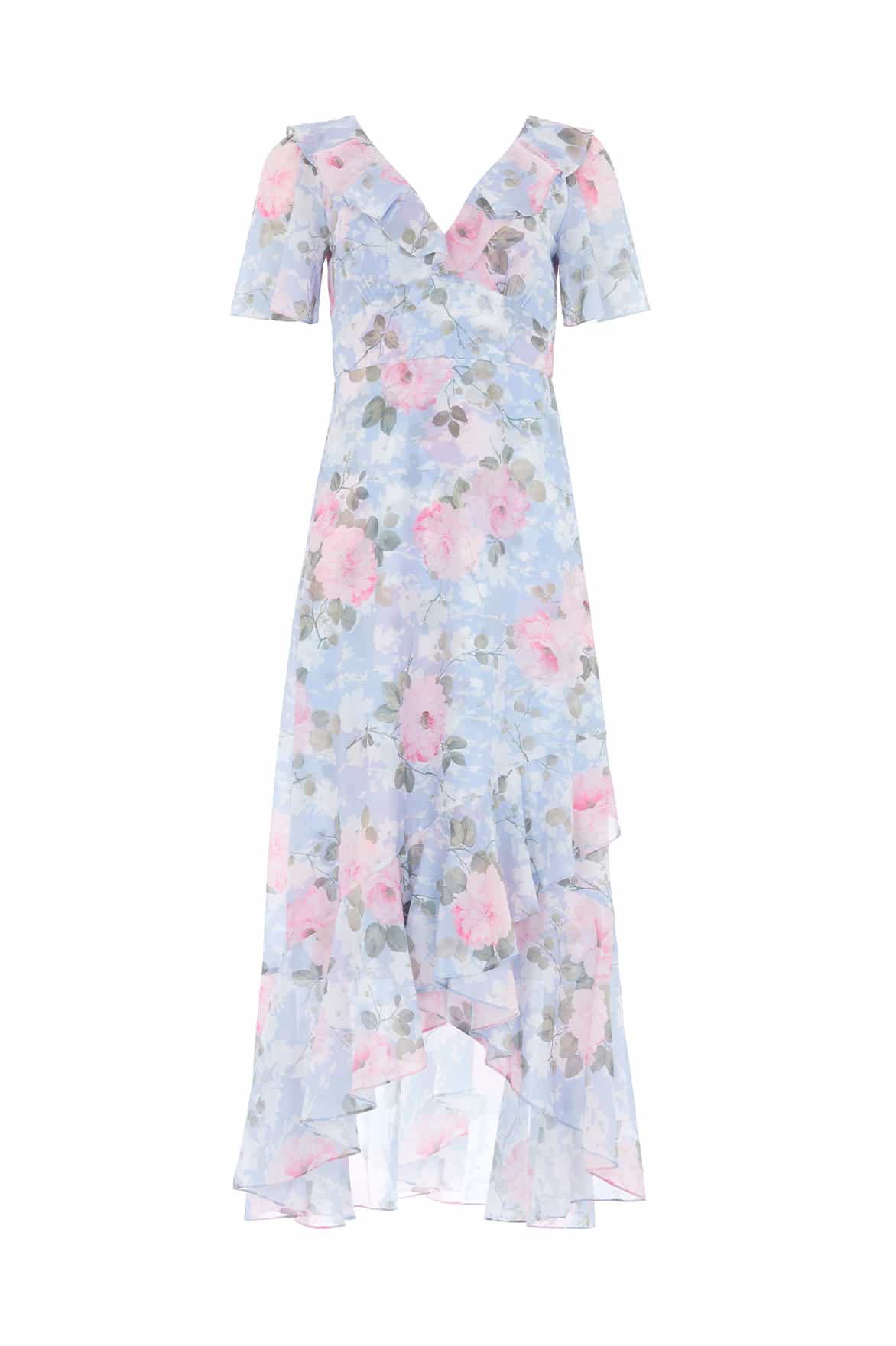 Needle & Thread Camille's Garden Ankle Gown sukienka szyfonowa w kwiaty