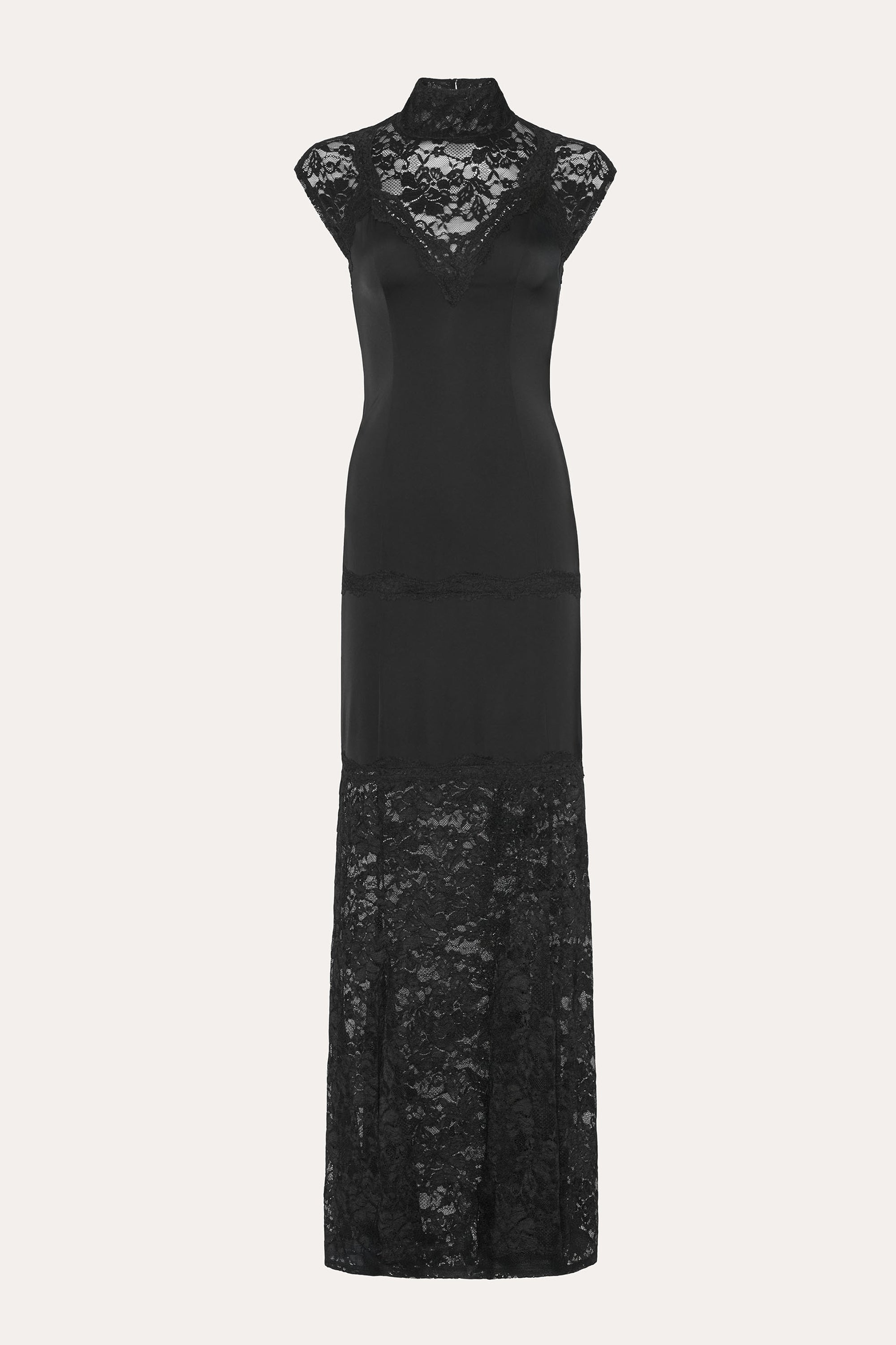 Elie Tahari Seraphine sukienka wieczorowa czarna maxi