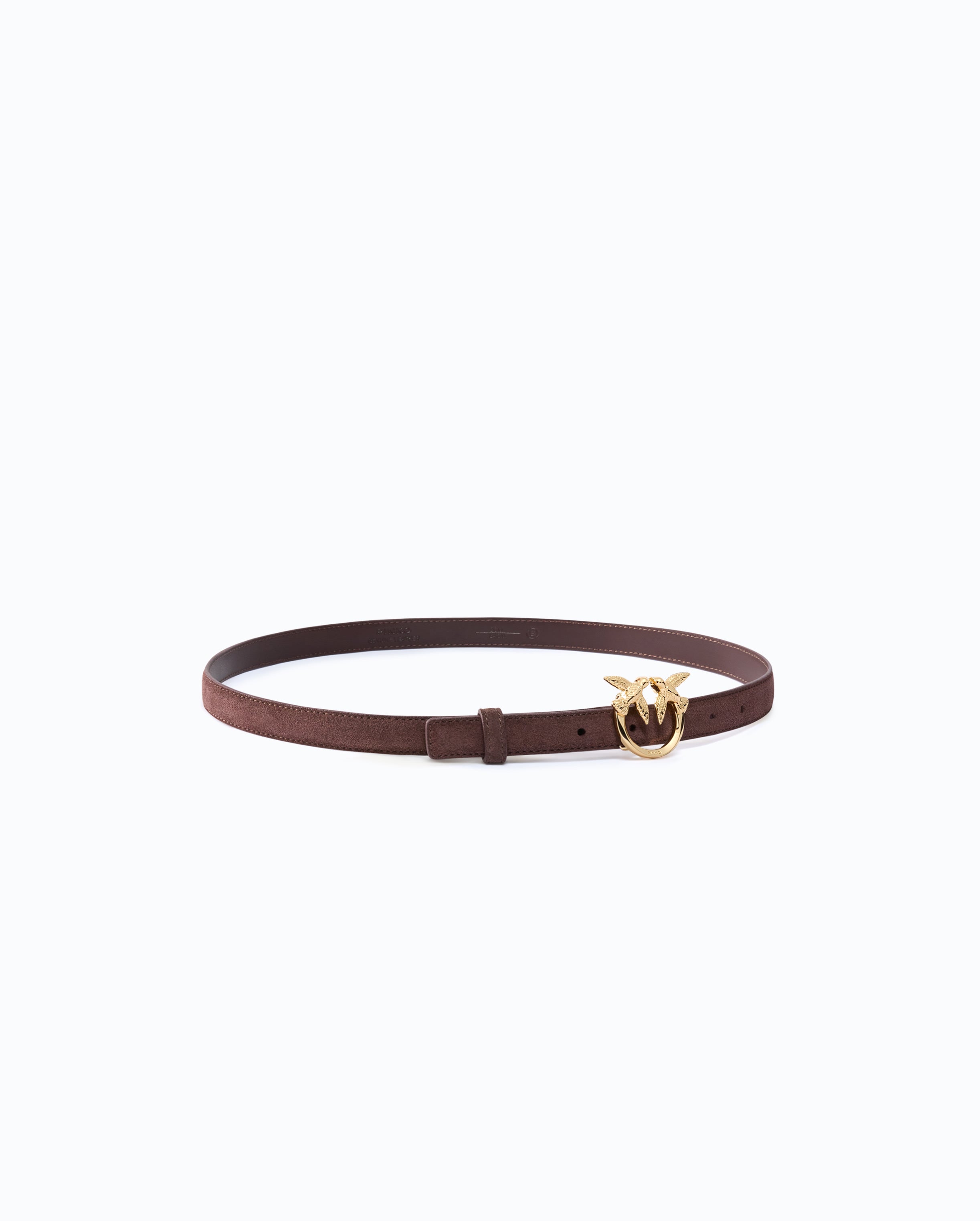 Pinko Love Berry H2 pasek zamszowy 2 cm