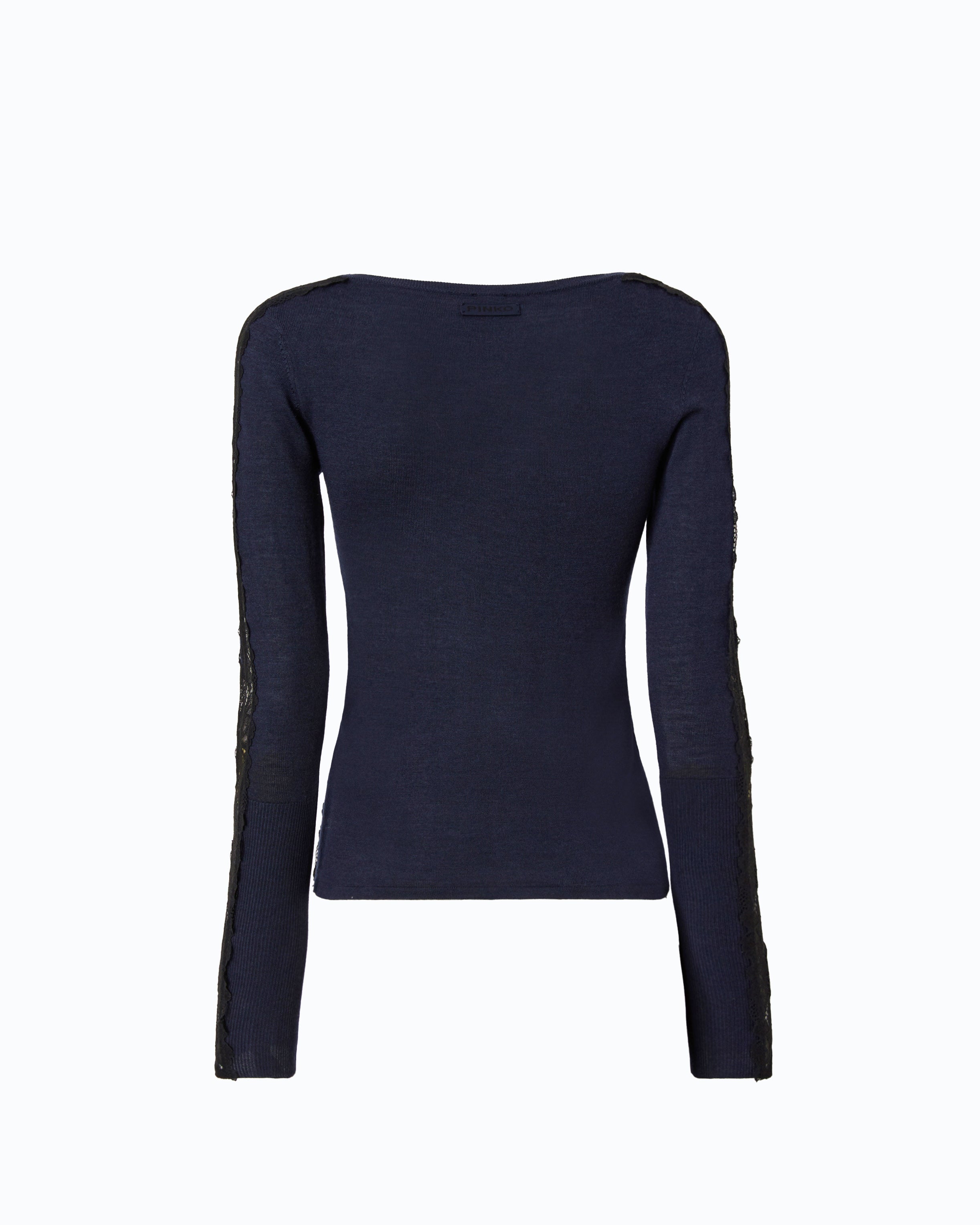 Pinko Urlo Cardigan kardigan wełniany niebieski
