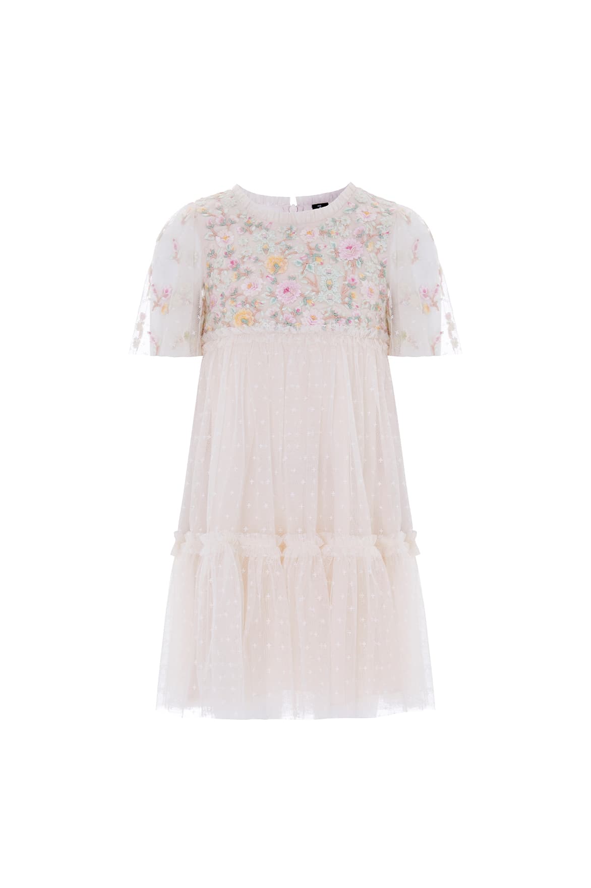 Needle & Thread Garden Rose Bodice Kids Dress sukienka kremowa