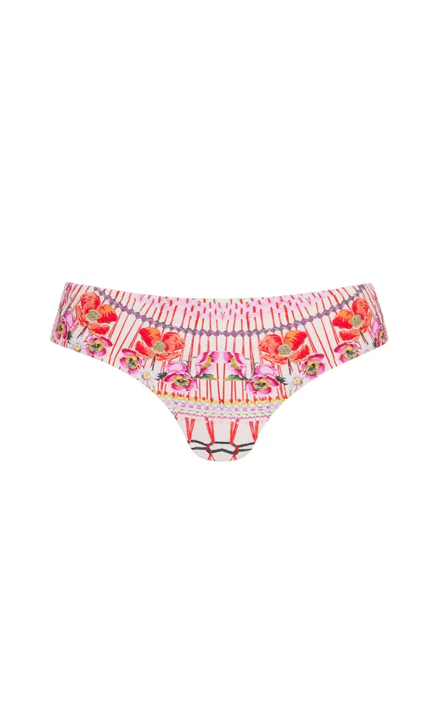 Temperley London Pomegranate dół bikini różowy hipster