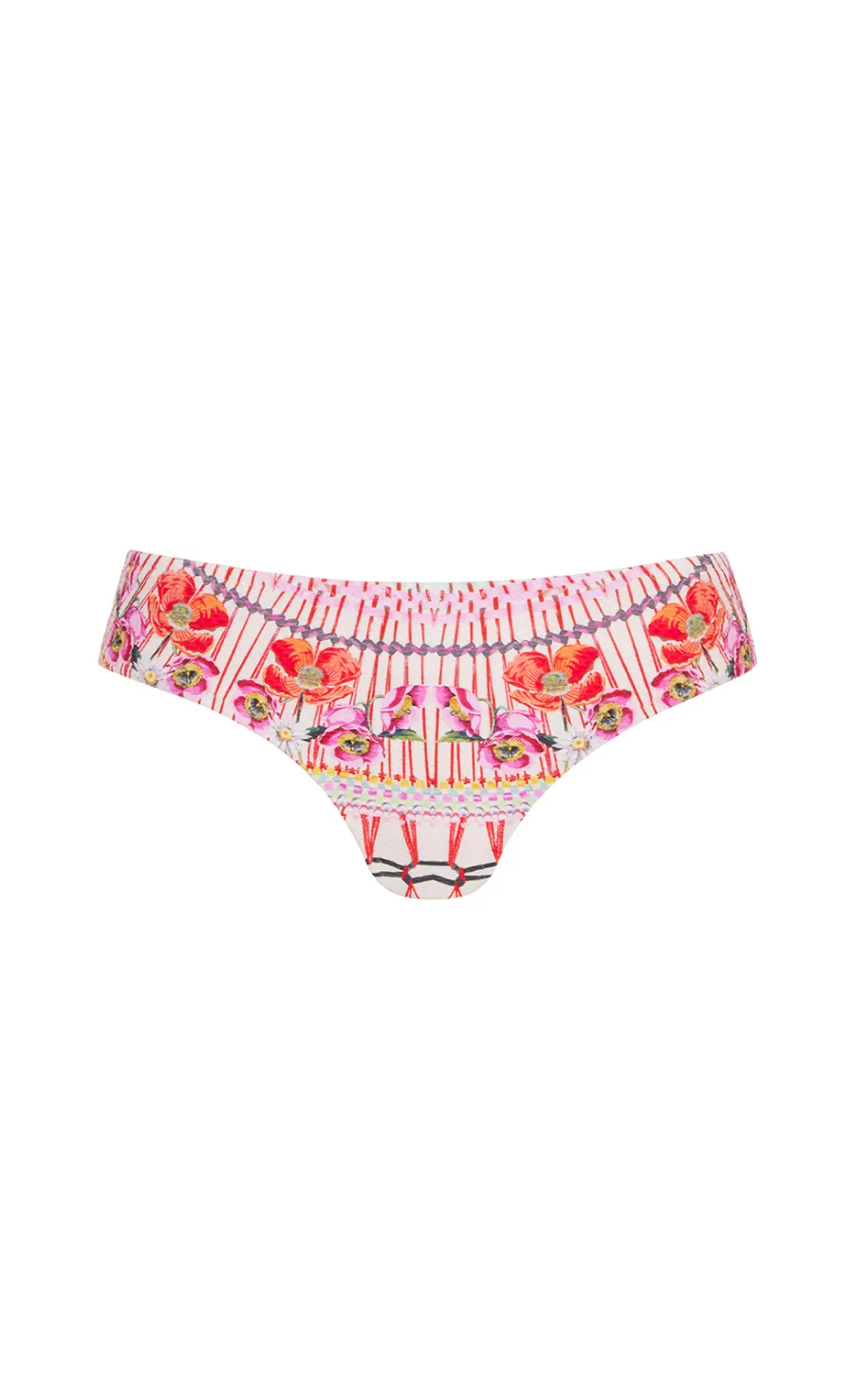 Temperley London Pomegranate dół bikini różowy hipster