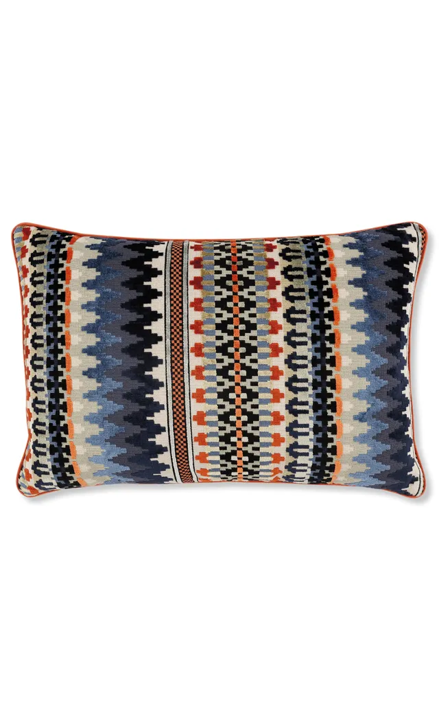 Temperley London Talulah poduszka welurowa Twilight 60x40