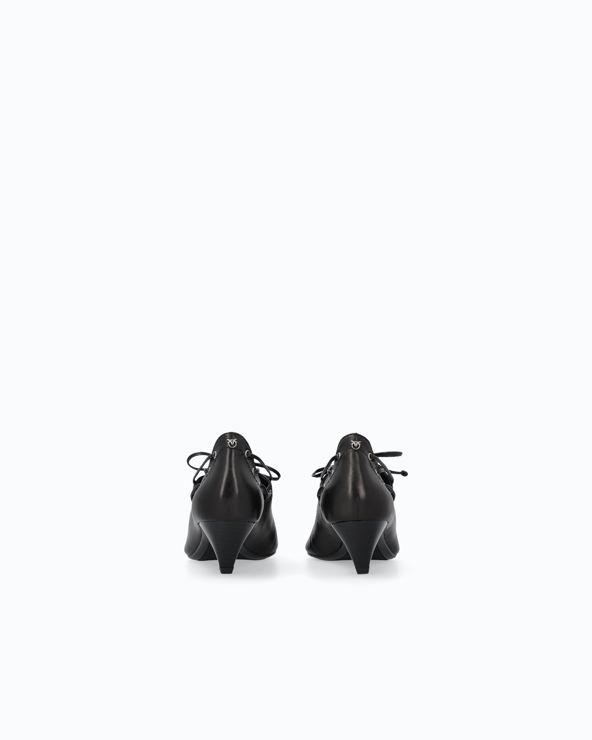 Pinko Didi 03 Pump czółenka czarne sznurowane