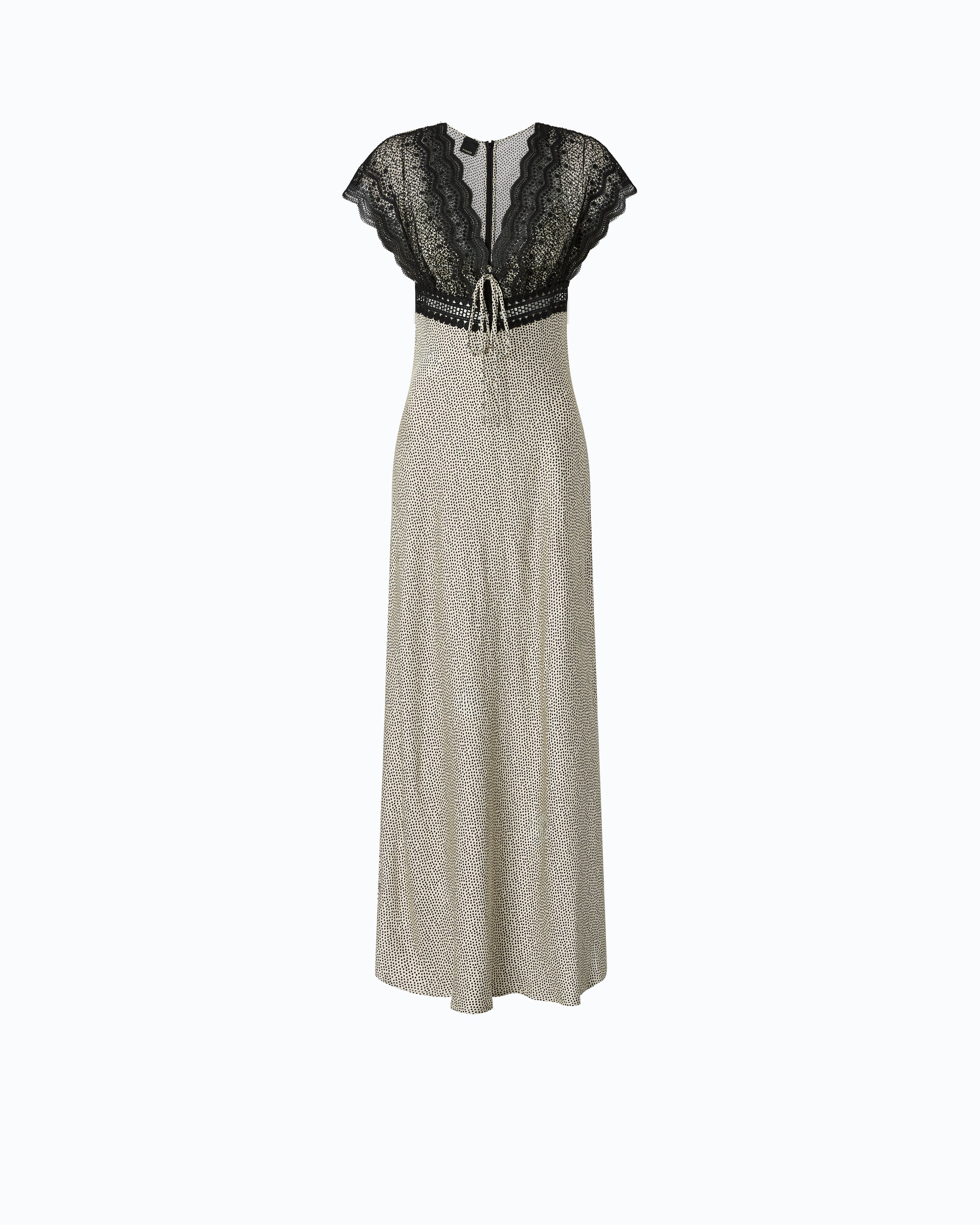 Pinko Aspasia Dress sukienka długa w kropki
