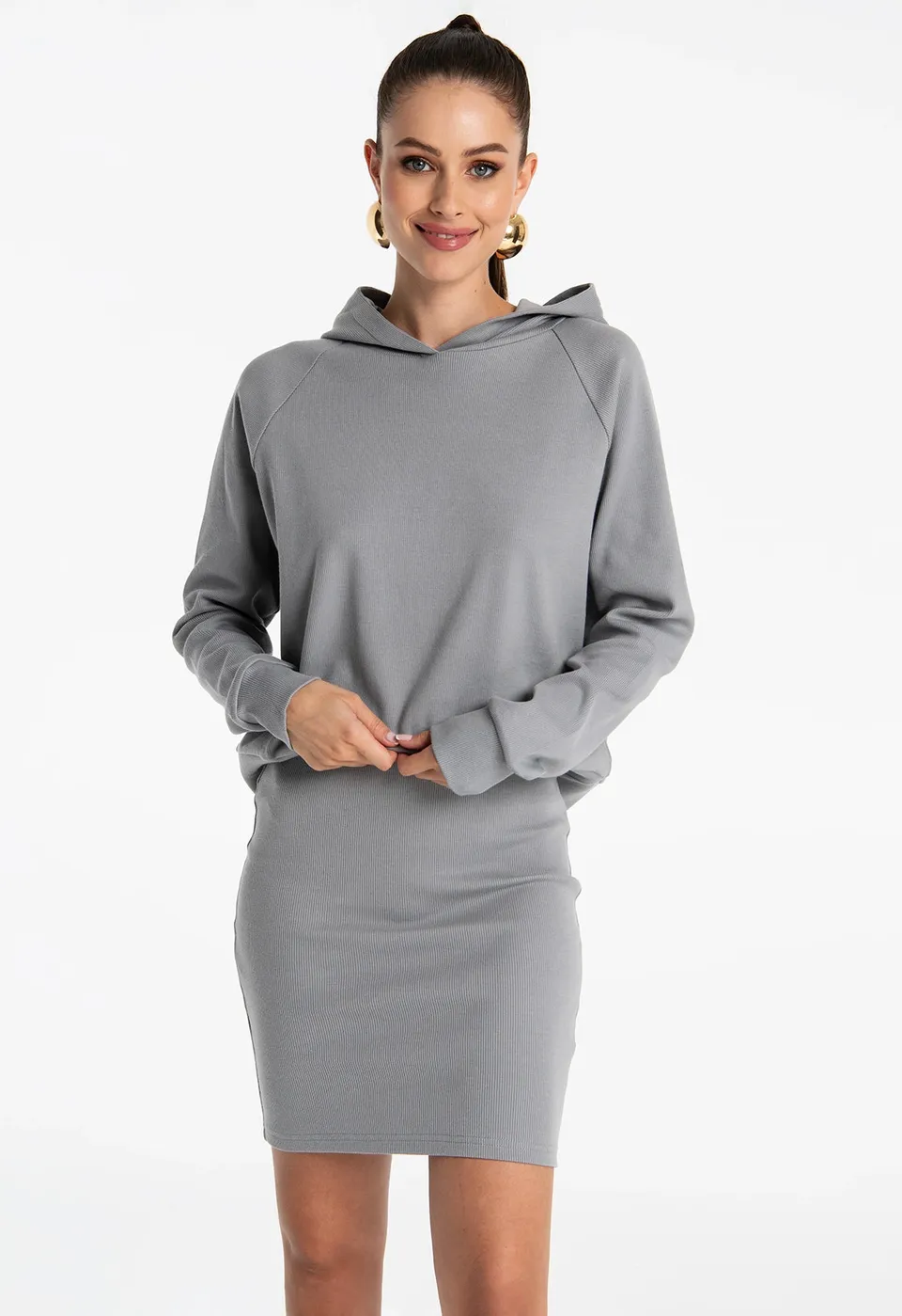 Nudyess Tremity spódnica mini Pink prążkowana