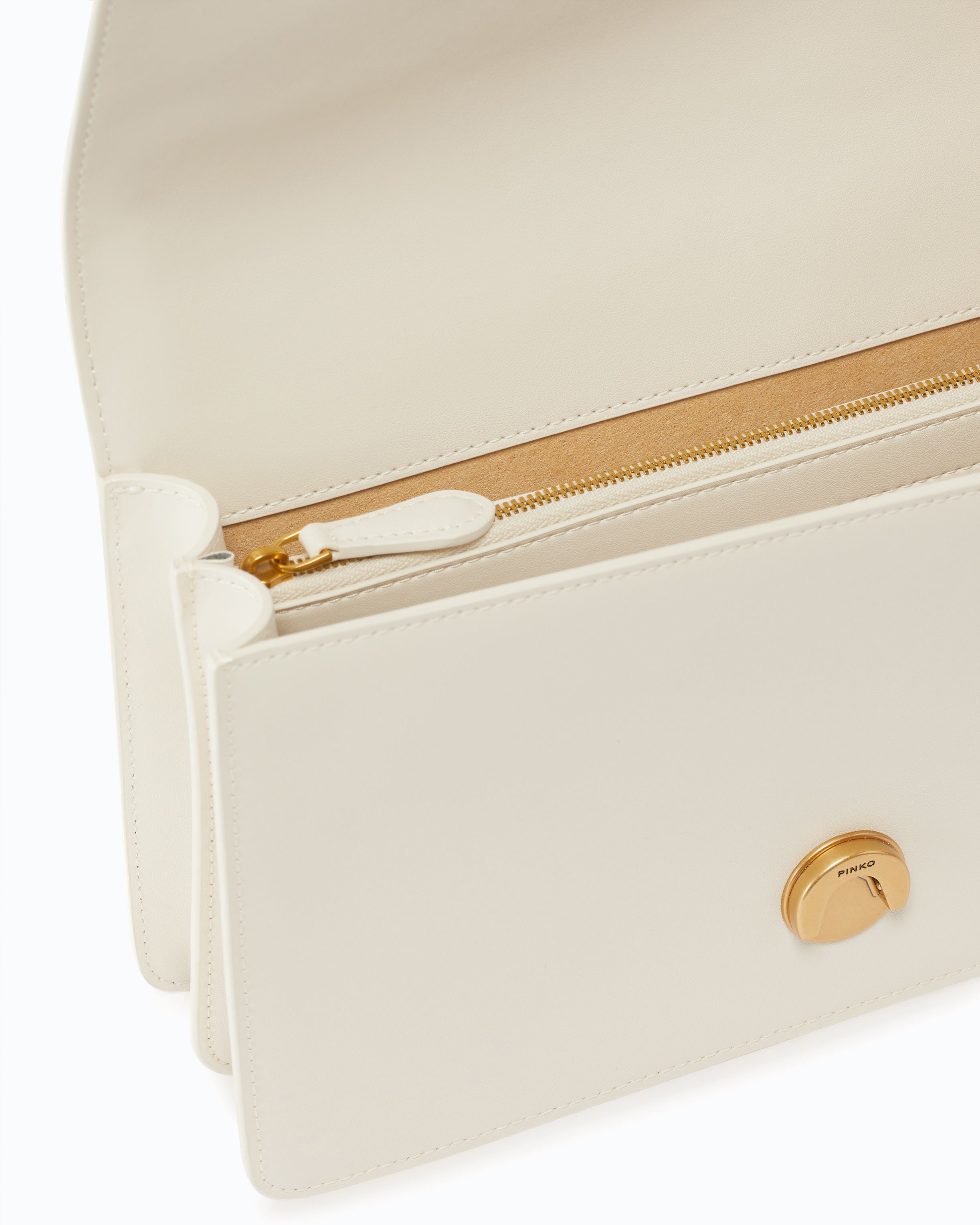 Pinko Classic Love Bag One Simply torebka biała skóra