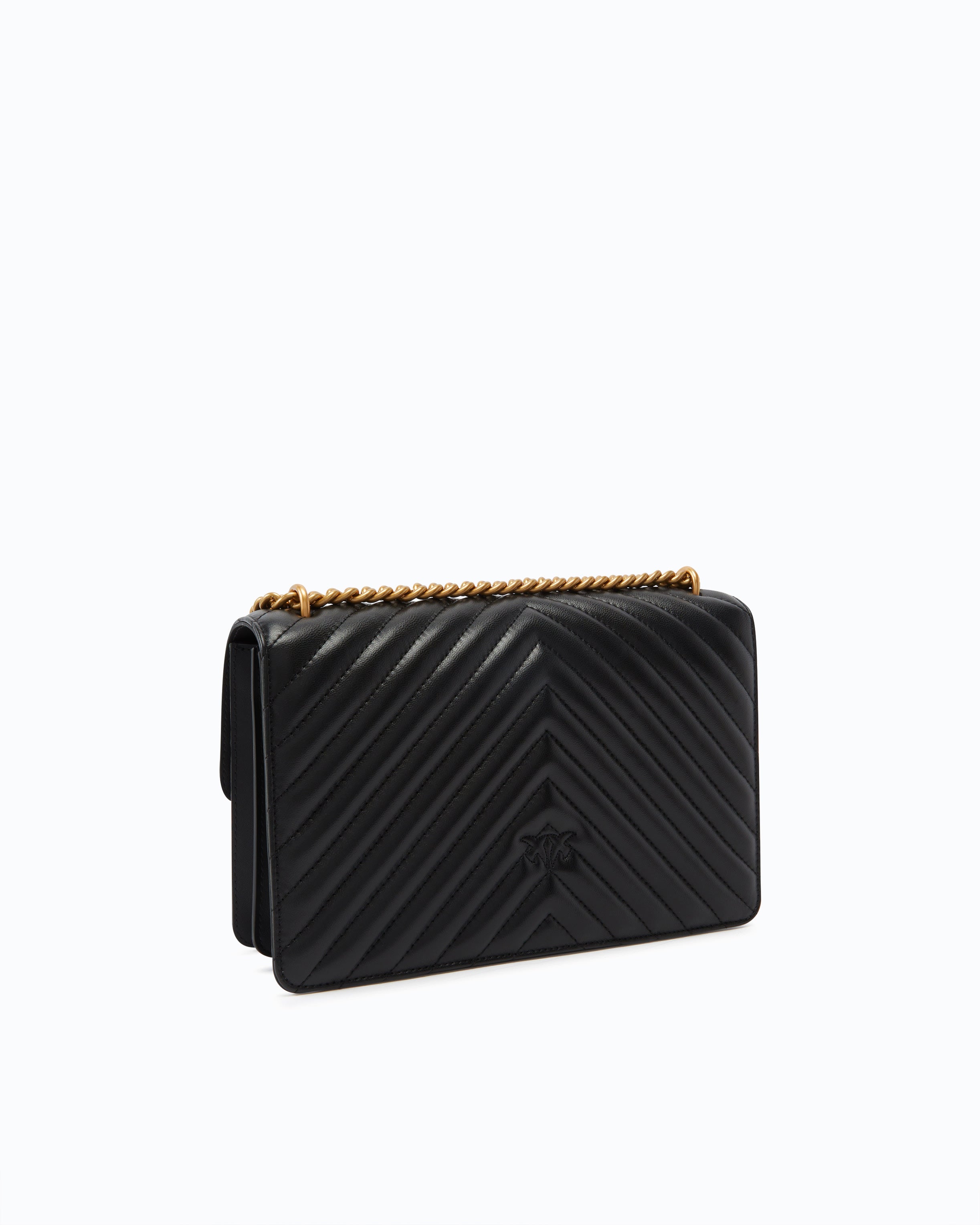 Pinko Love One Classic torebka czarna pikowana