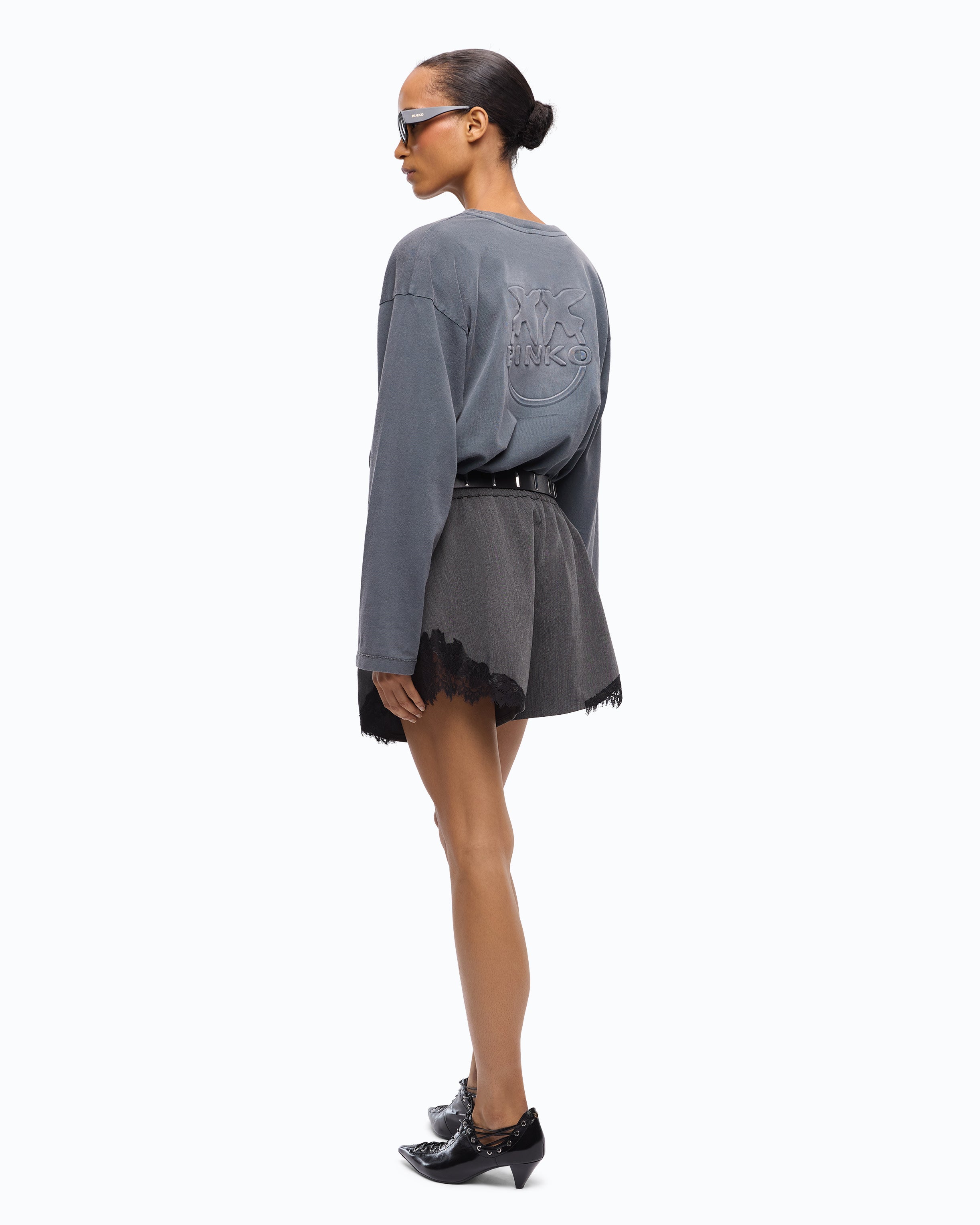 Pinko Resia bluza sprana czarna