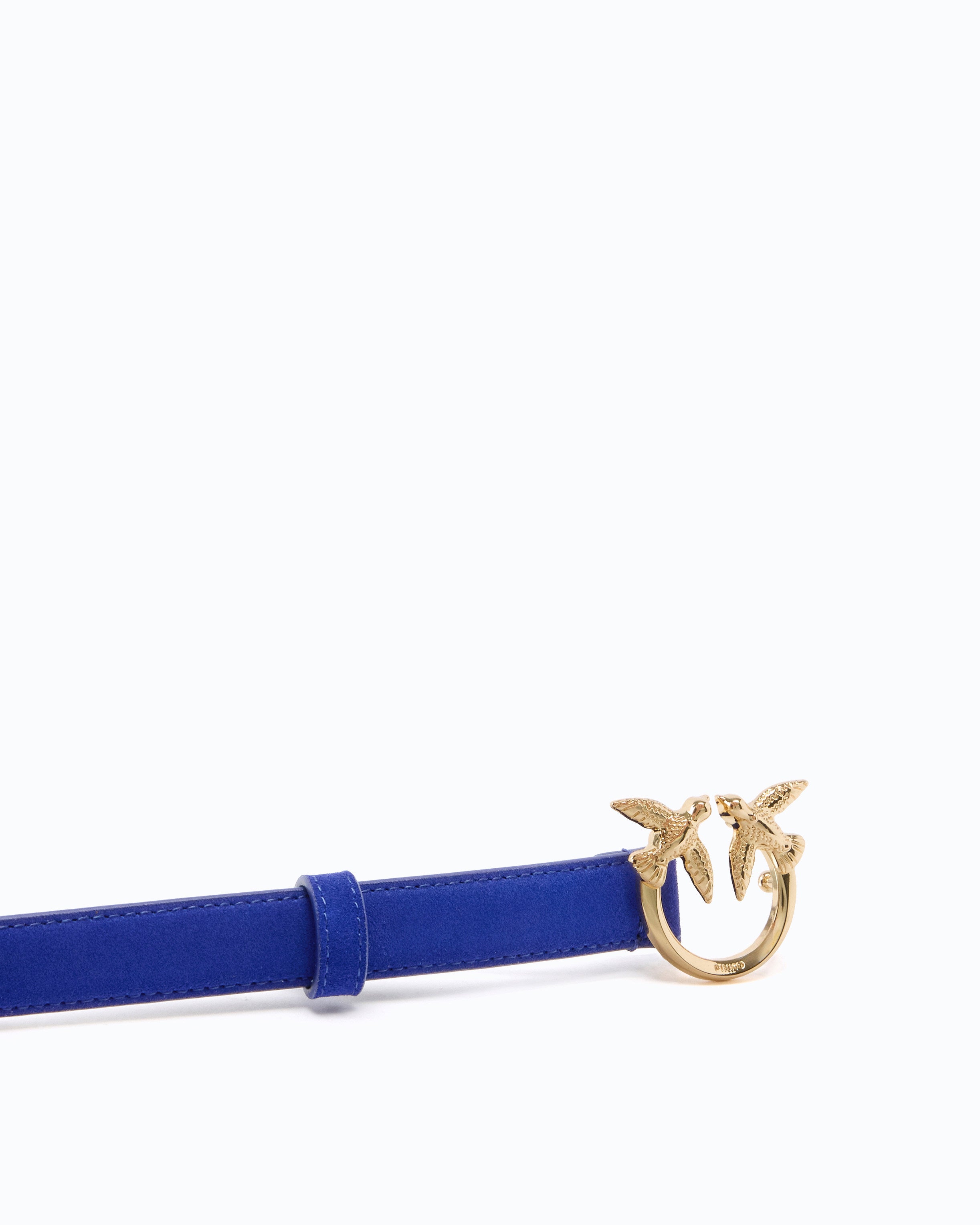 Pinko Love Berry H2 Belt Low pasek zamszowy 2 cm