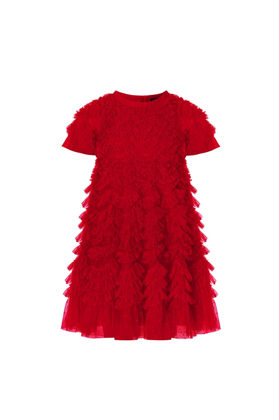 Needle & Thread Thalia Kids Dress sukienka czerwona tiulowa