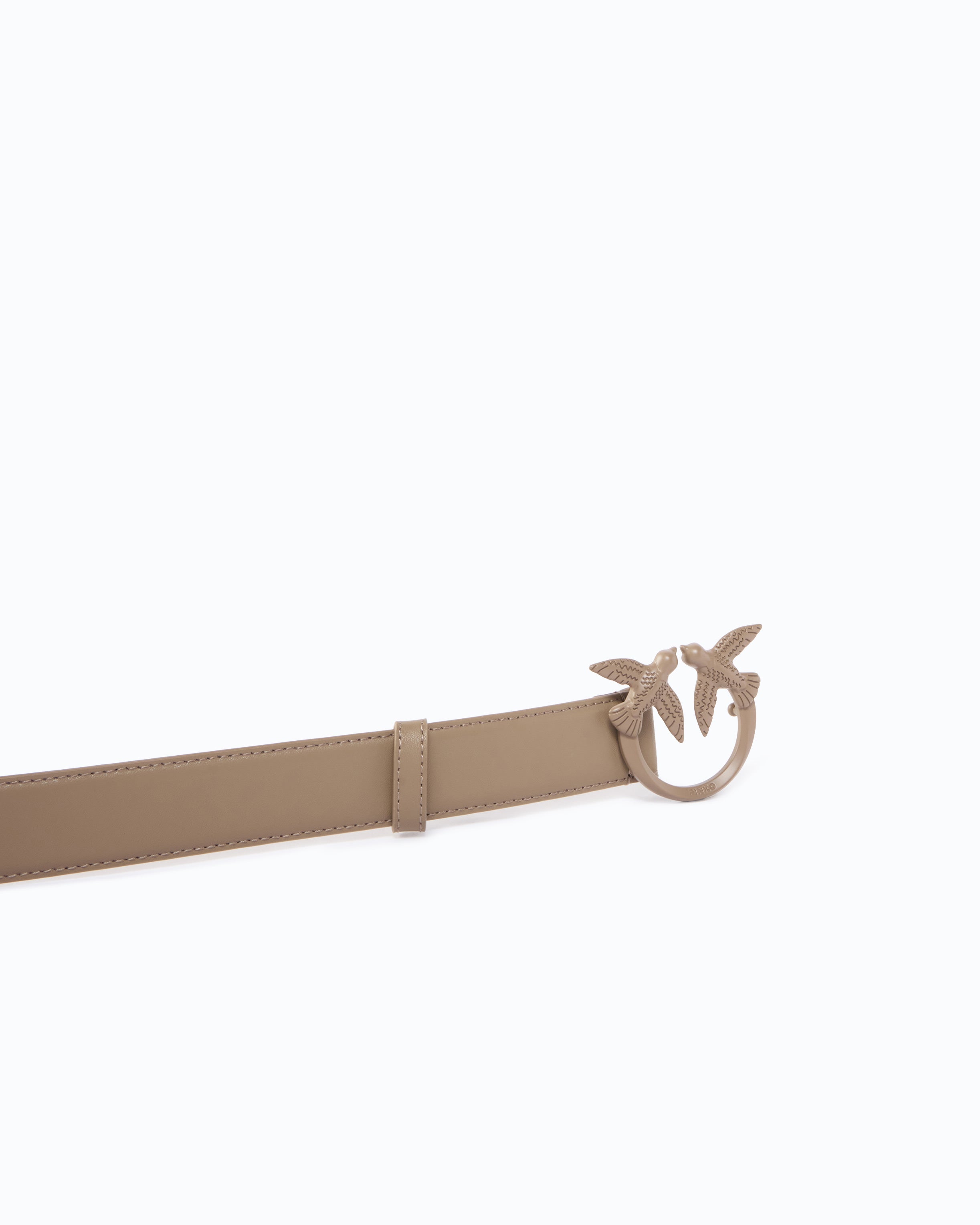 Pinko Love Berry H3 pasek skórzany 3 cm matowa klamra
