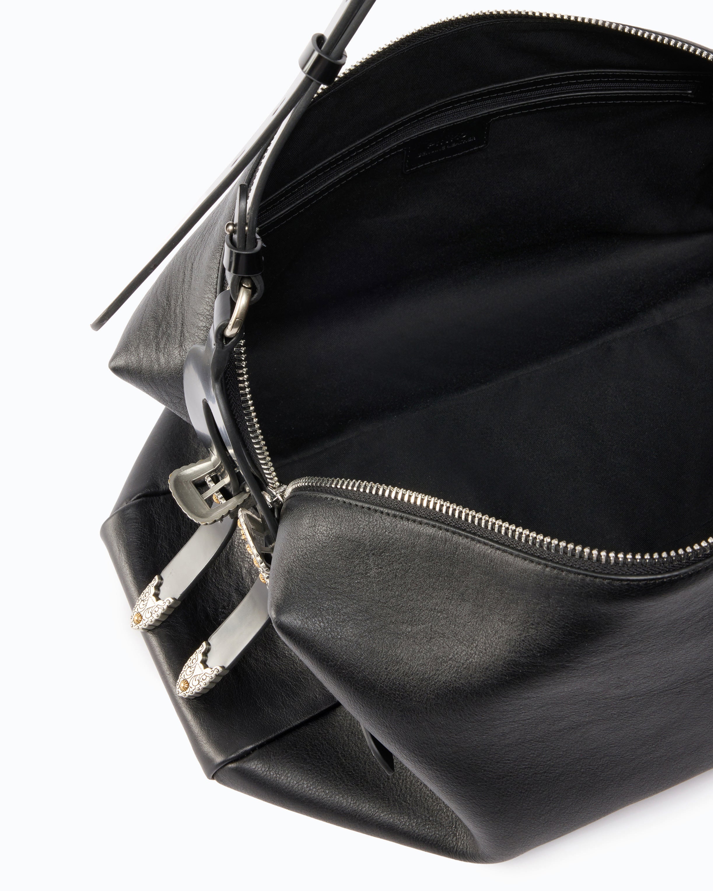 Pinko Keeper Bag torba skórzana czarna duża