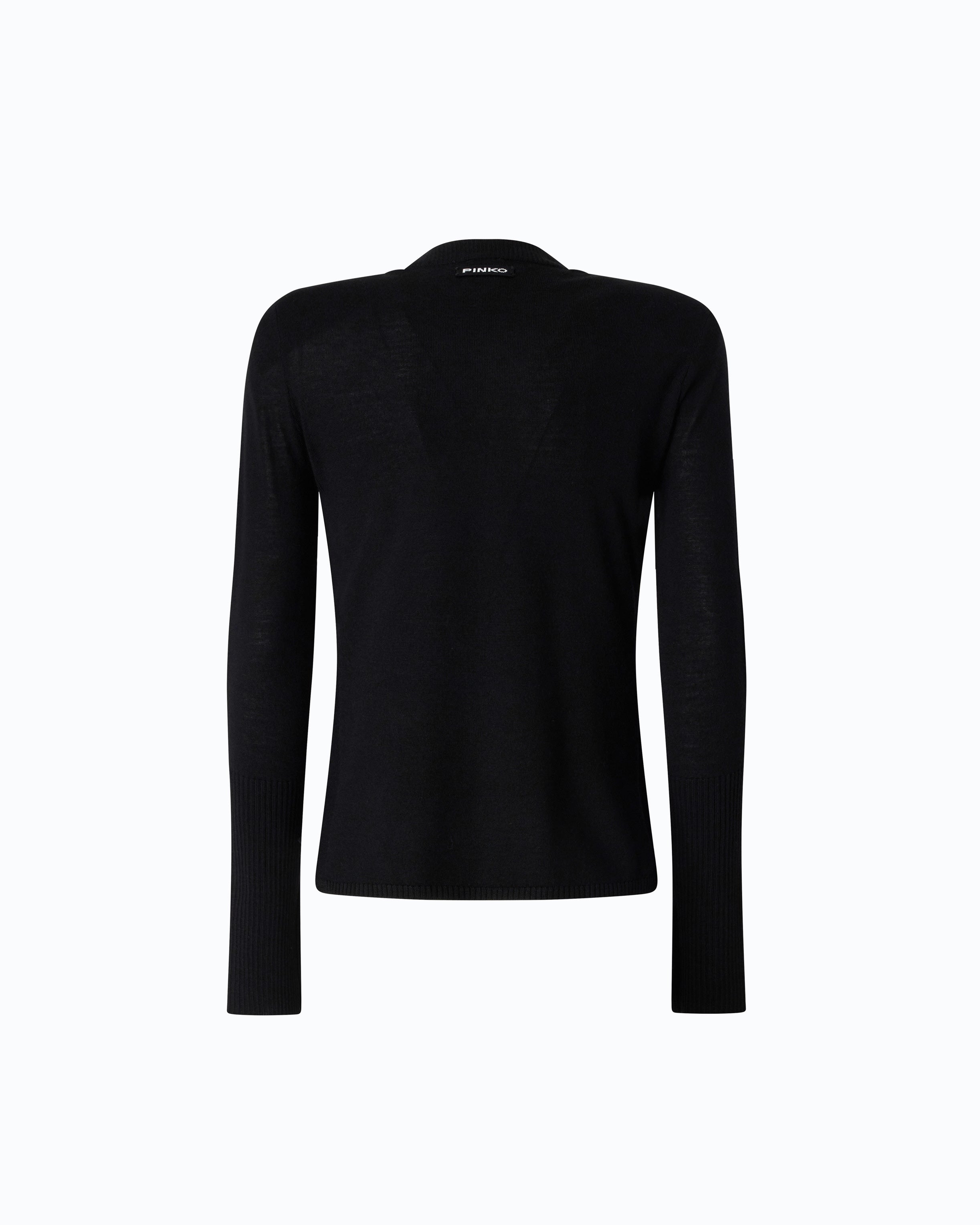 Pinko Lubecca Sweater sweter merino czarny