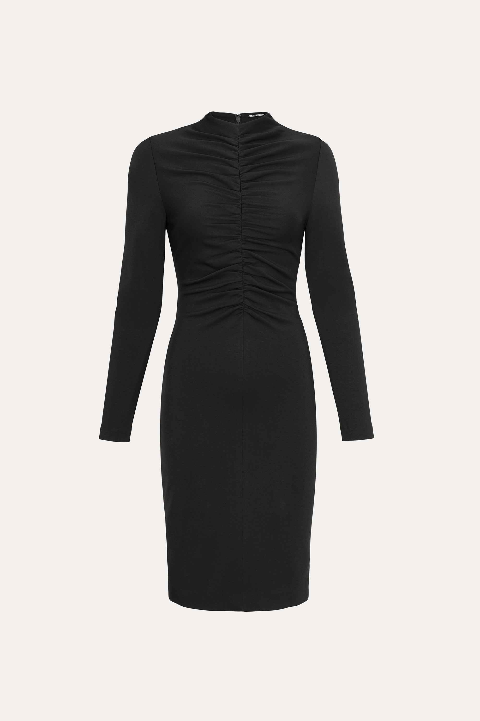 Elie Tahari Pinched Bodice E9028615 sukienka czarna
