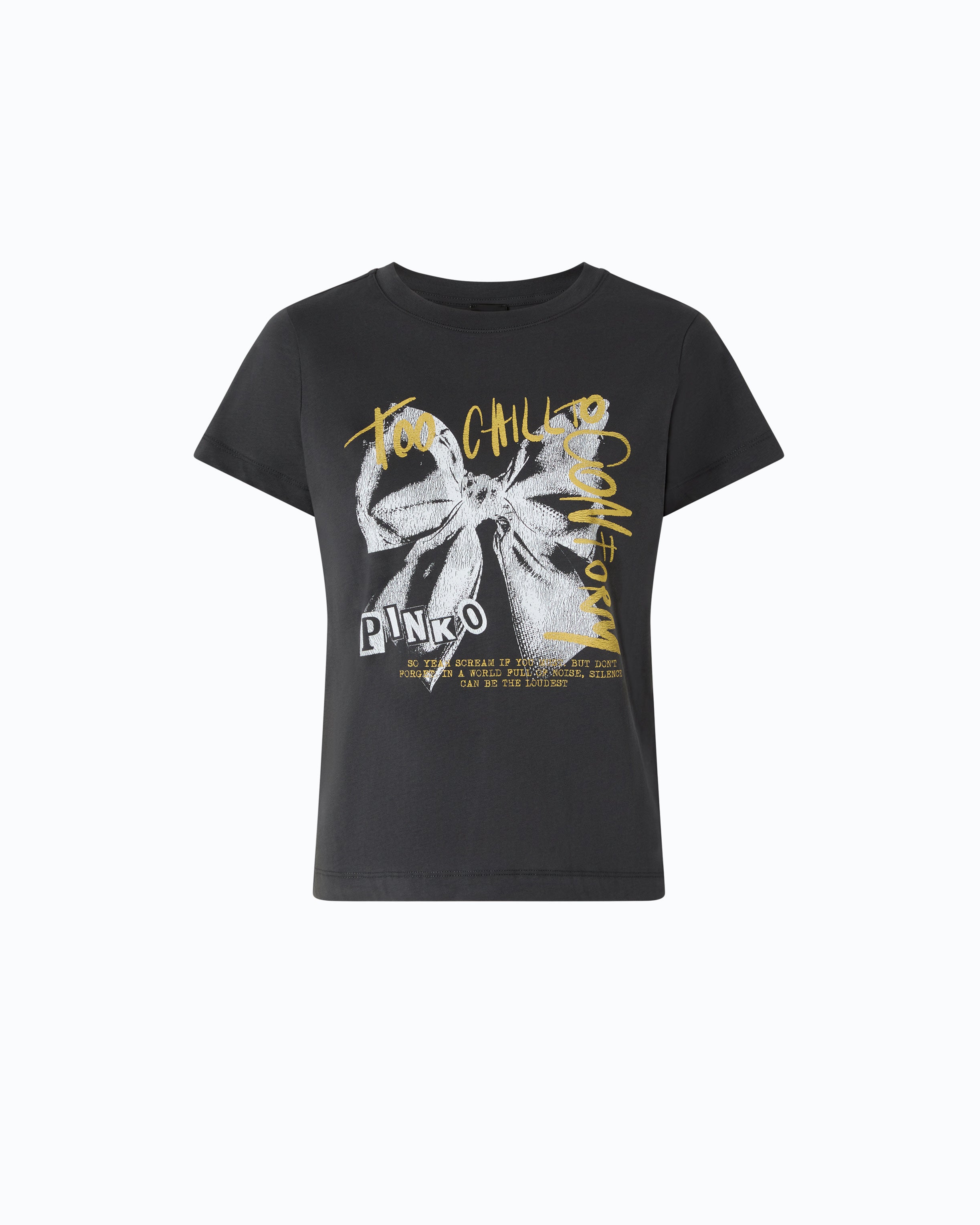 Pinko Basico T-shirt koszulka kokardka