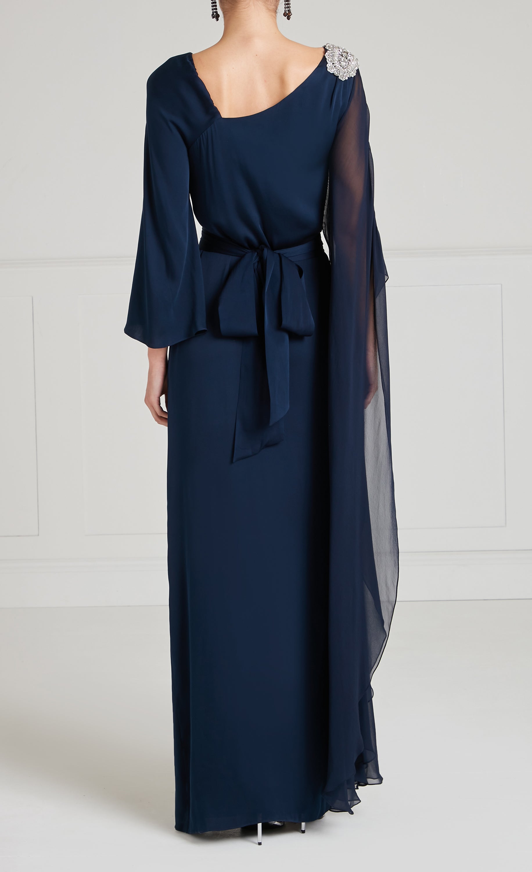 Temperley London Safa suknia wieczorowa ink długa