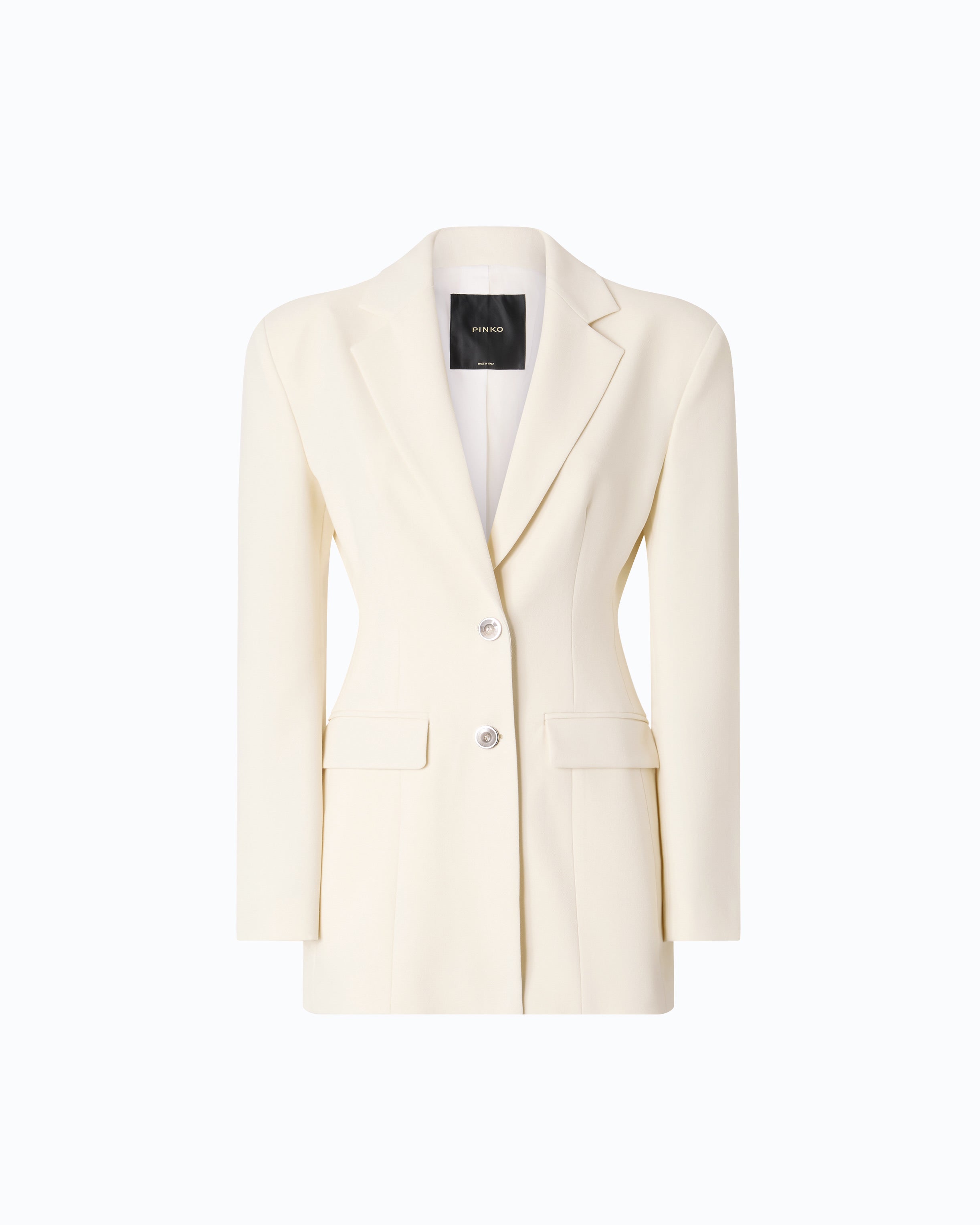 Pinko Garofano Jacket marynarka biała slim fit