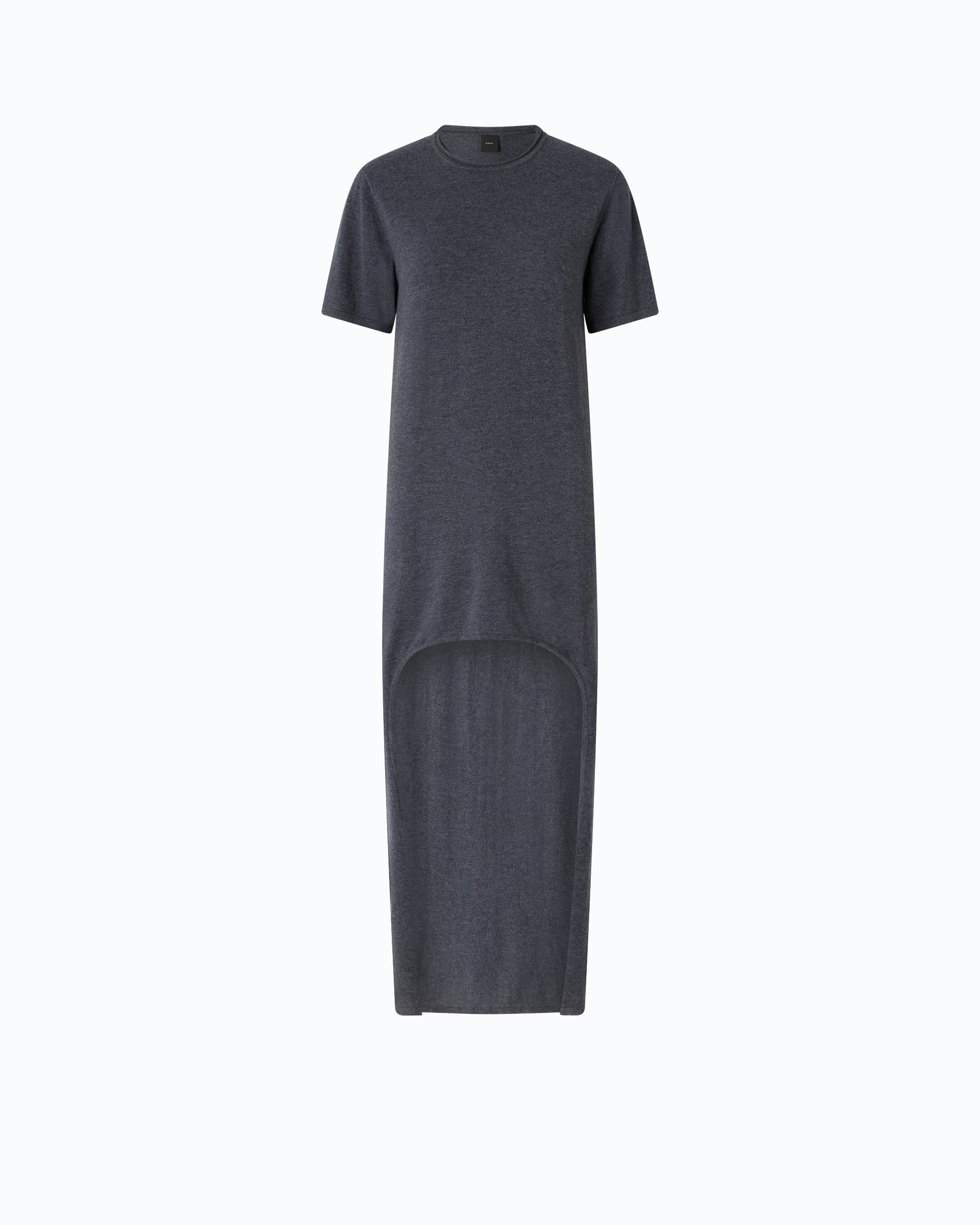 Pinko Bratislava Dress sukienka wełniana szara długa
