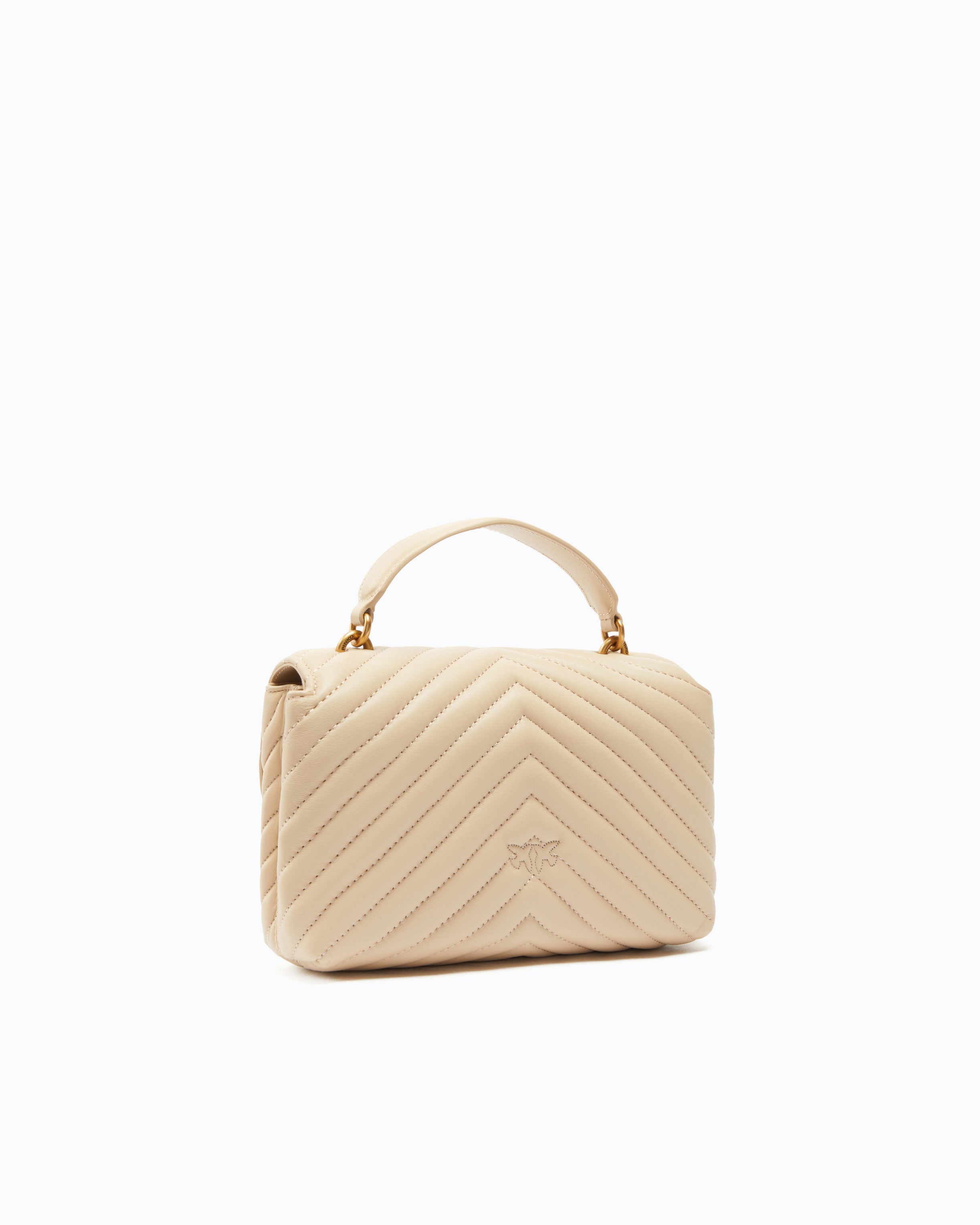 Pinko Lady Love Bag Puff torebka mini pikowana chevron