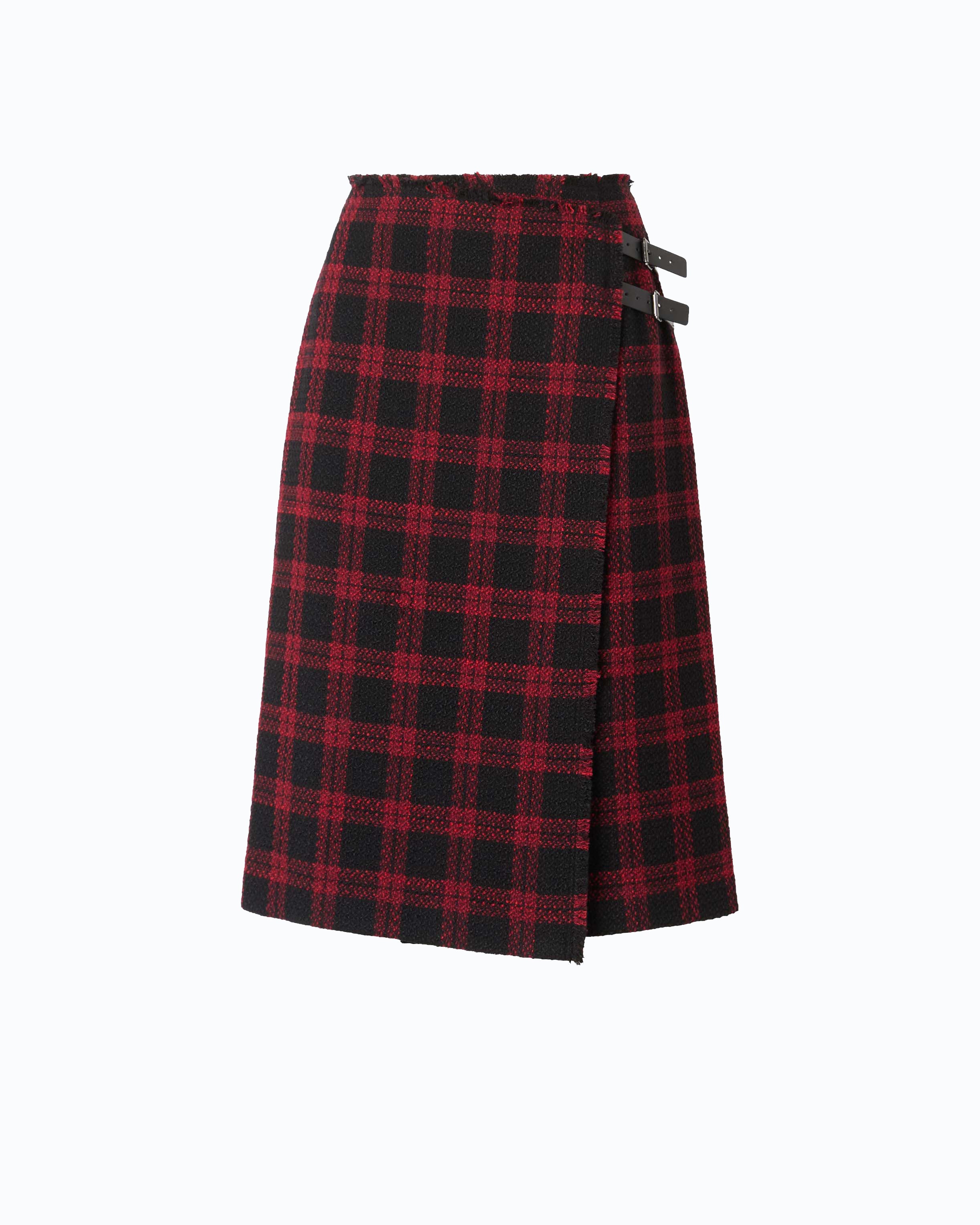 Pinko Griselina Skirt spódnica w kratę za kolano
