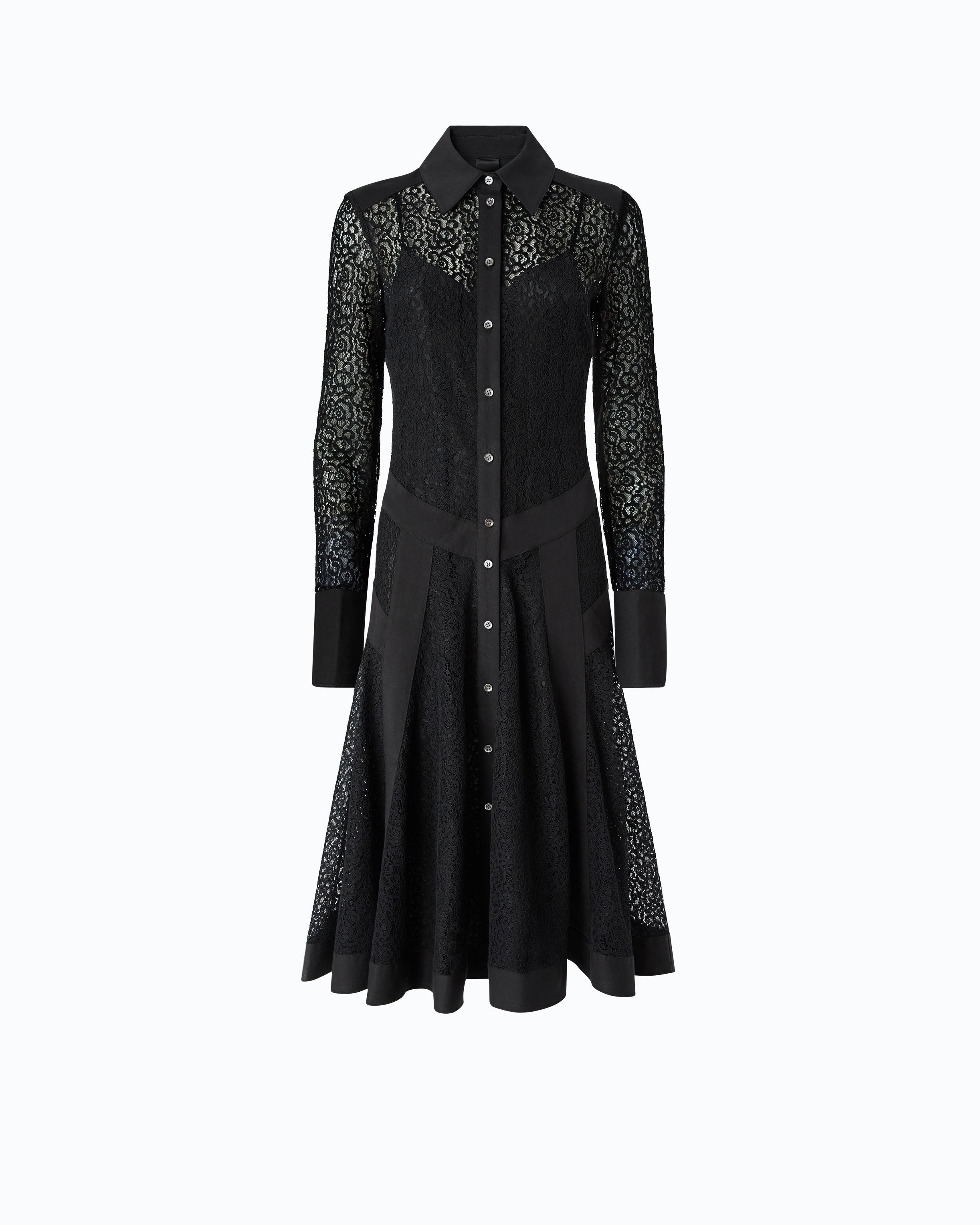 Pinko Rossese Dress sukienka midi czarna koronkowa