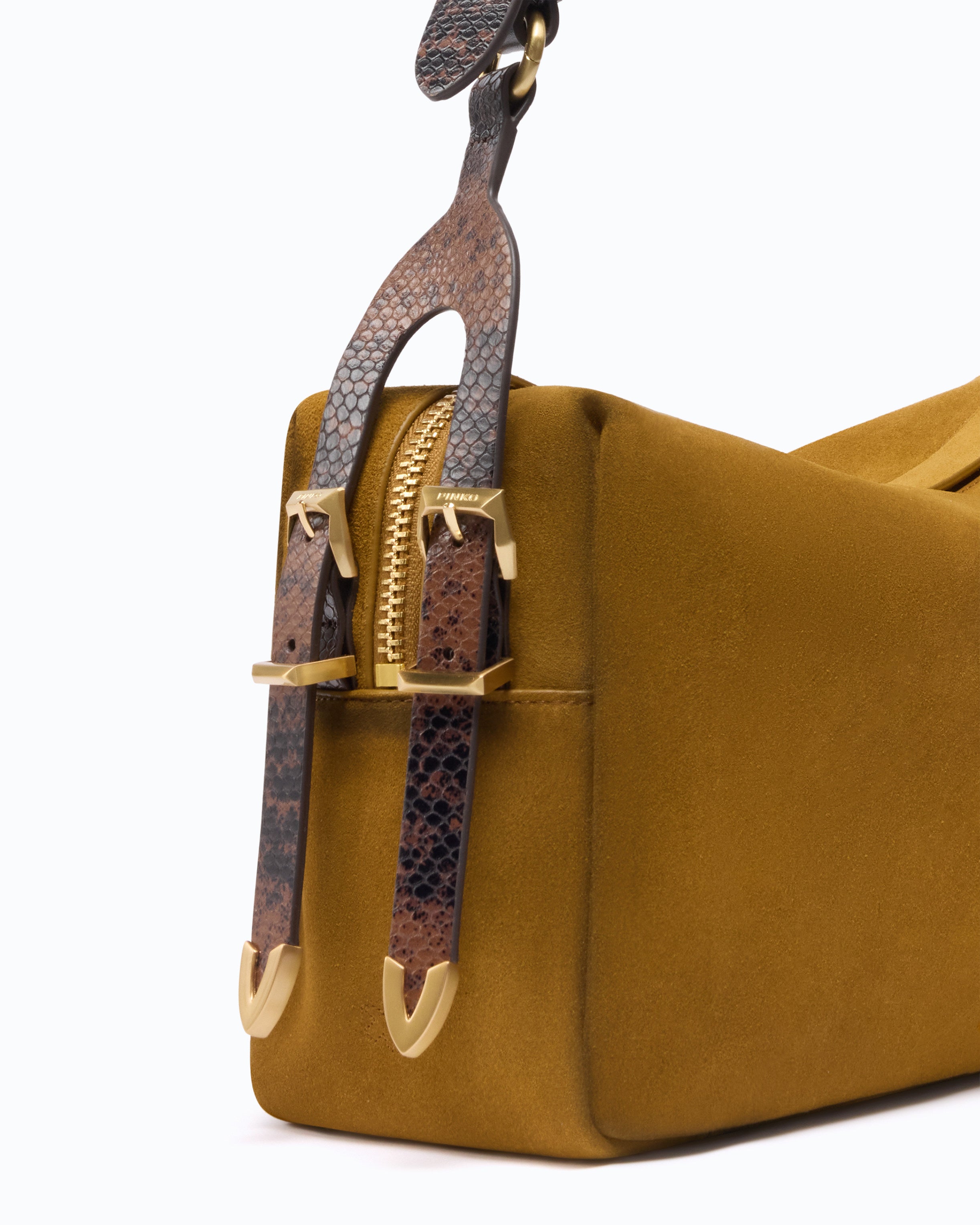Pinko Keeper Bag torebka zamszowa spray U