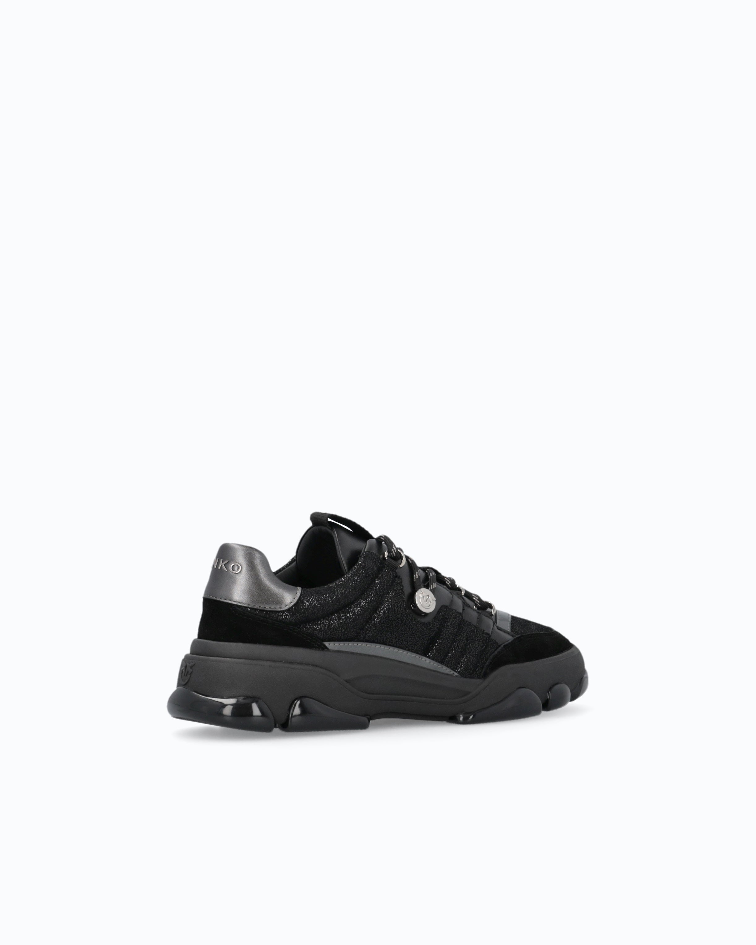 Pinko Athena 01 Sneaker sneakersy czarne skórzane