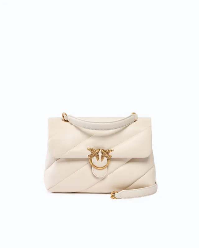 Pinko Love Bag Puff torebka biała maxi quilt